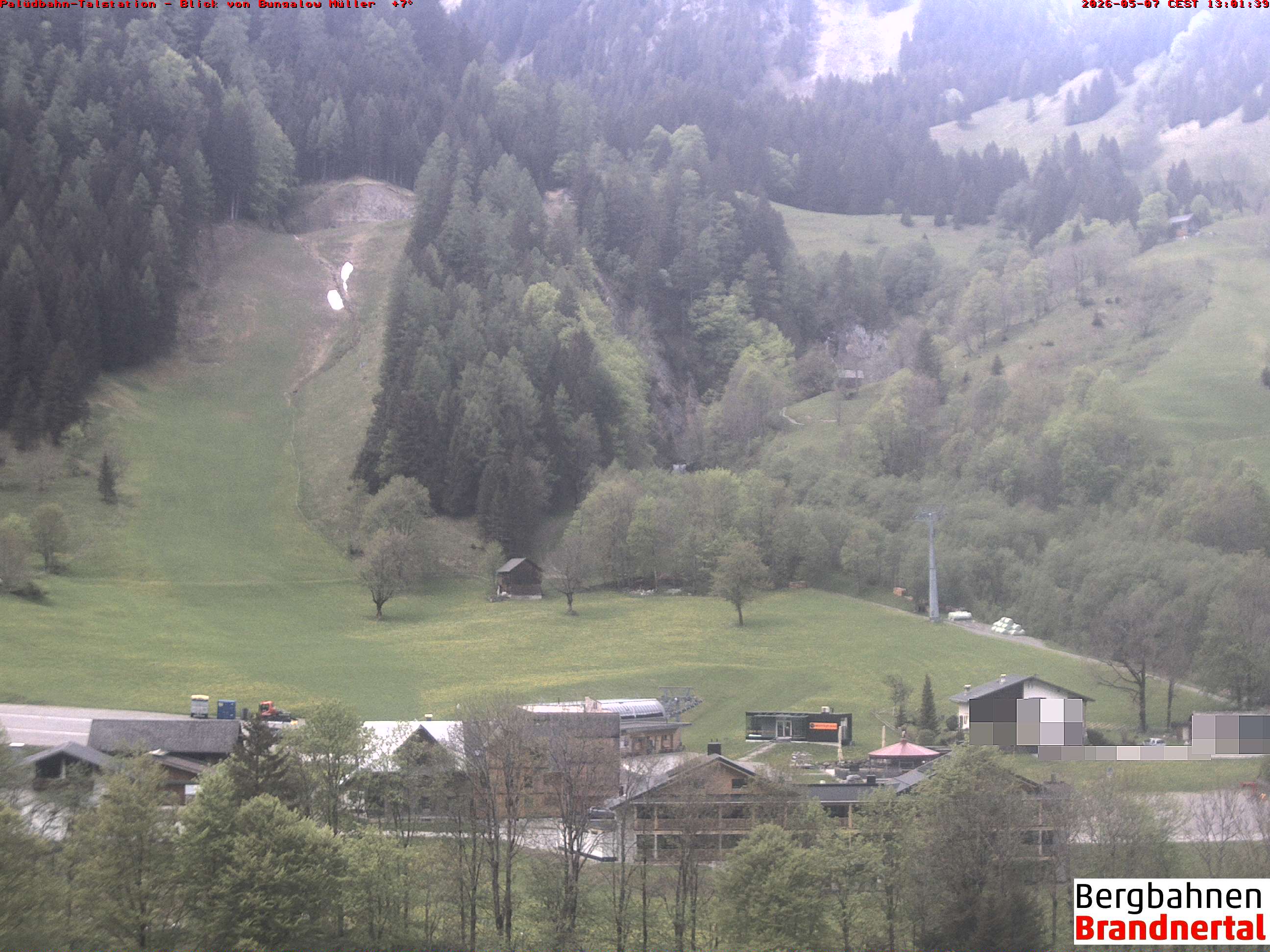 Blick auf Palüdbahn von Bungalow Müller