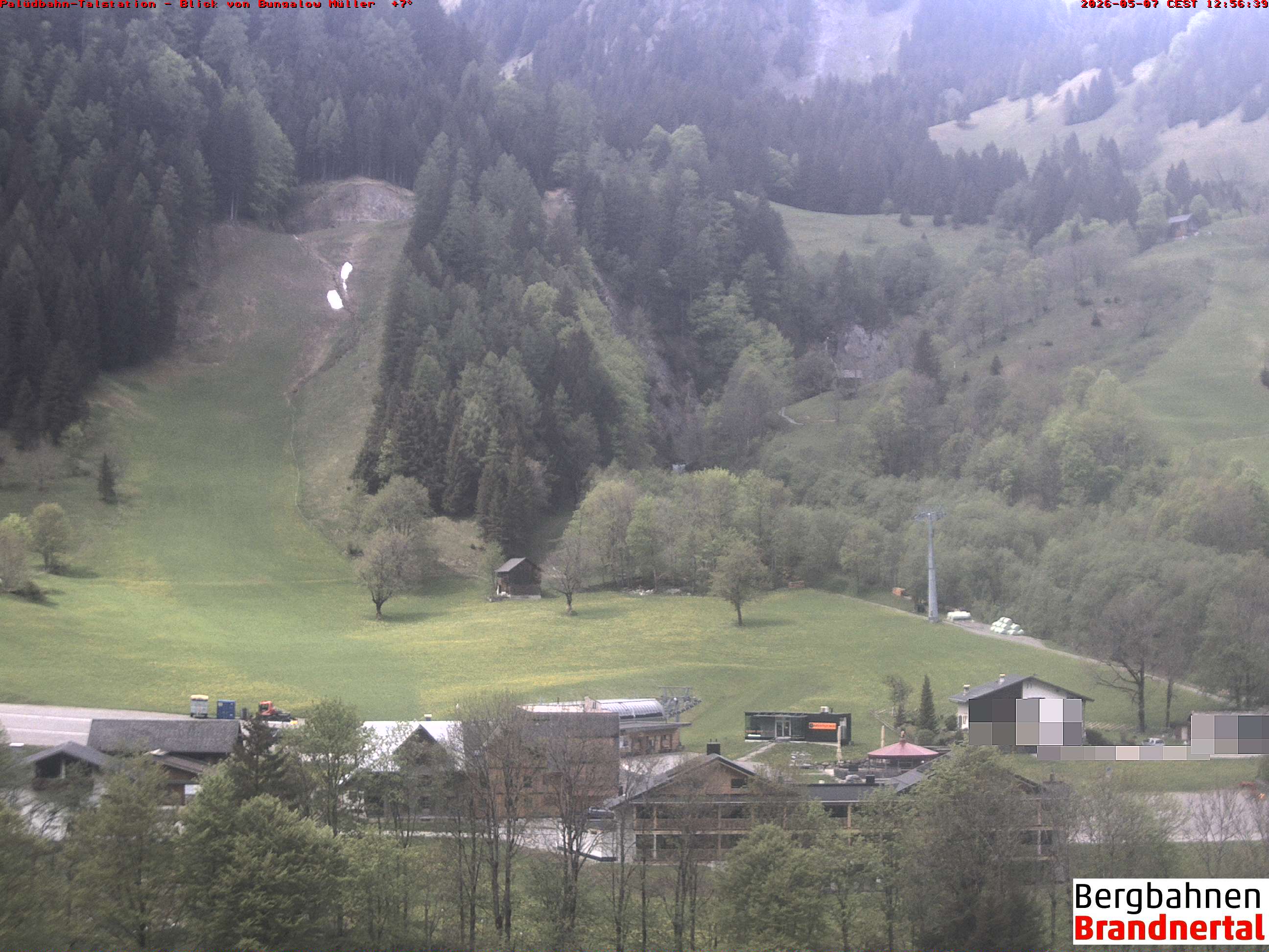 Blick auf Palüdbahn von Bungalow Müller