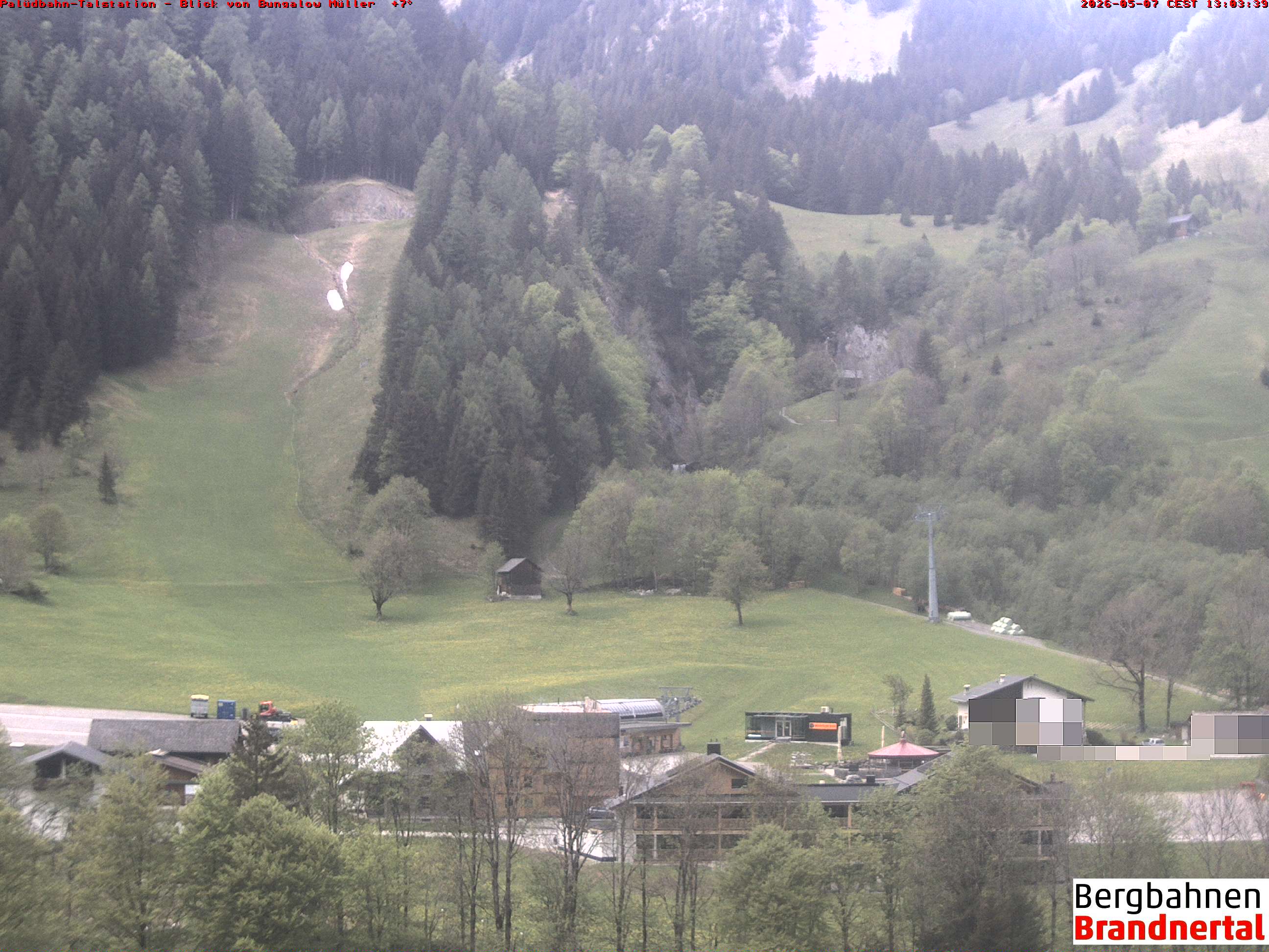 Blick auf Palüdbahn von Bungalow Müller