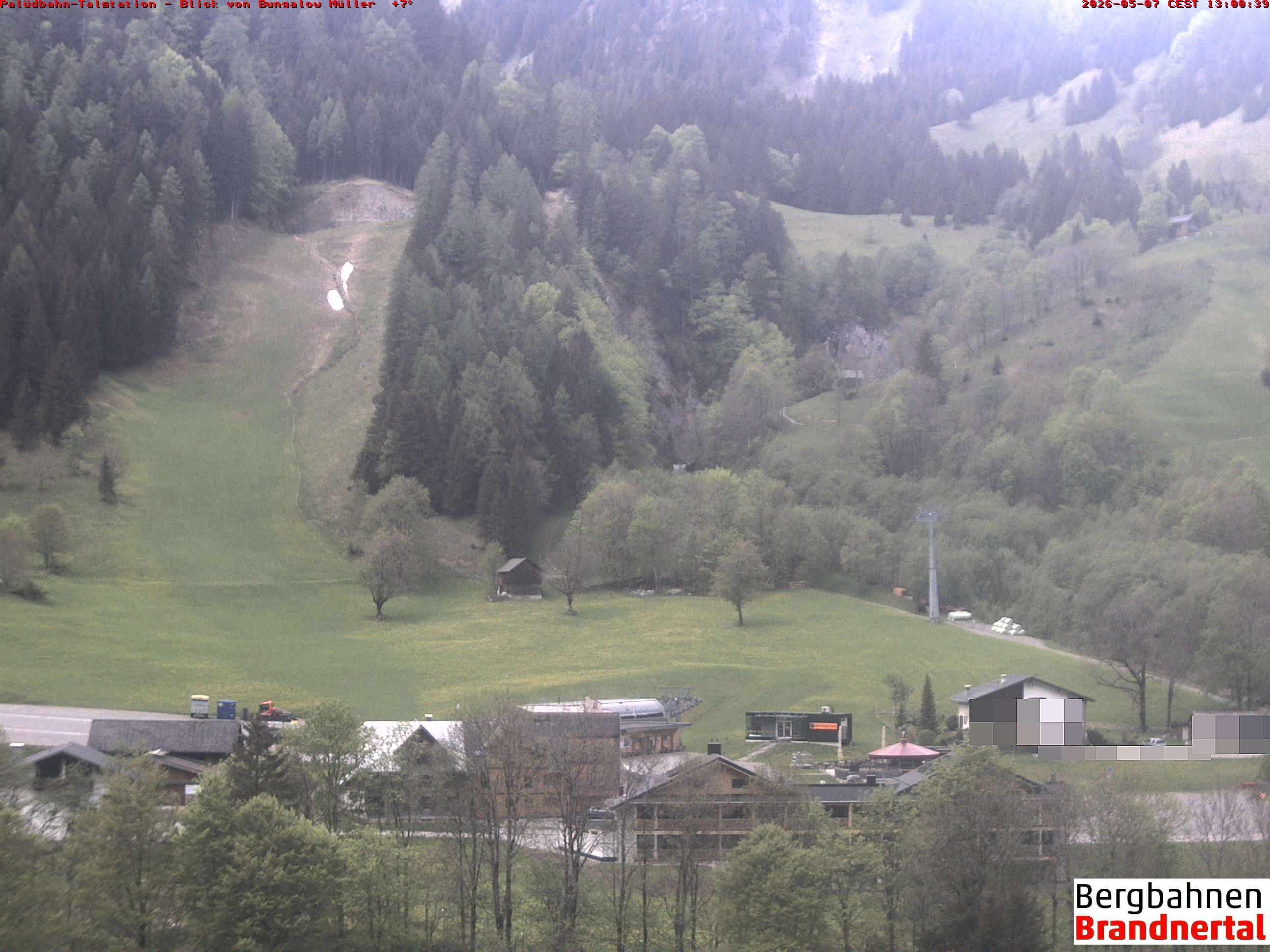 Blick auf Palüdbahn von Bungalow Müller