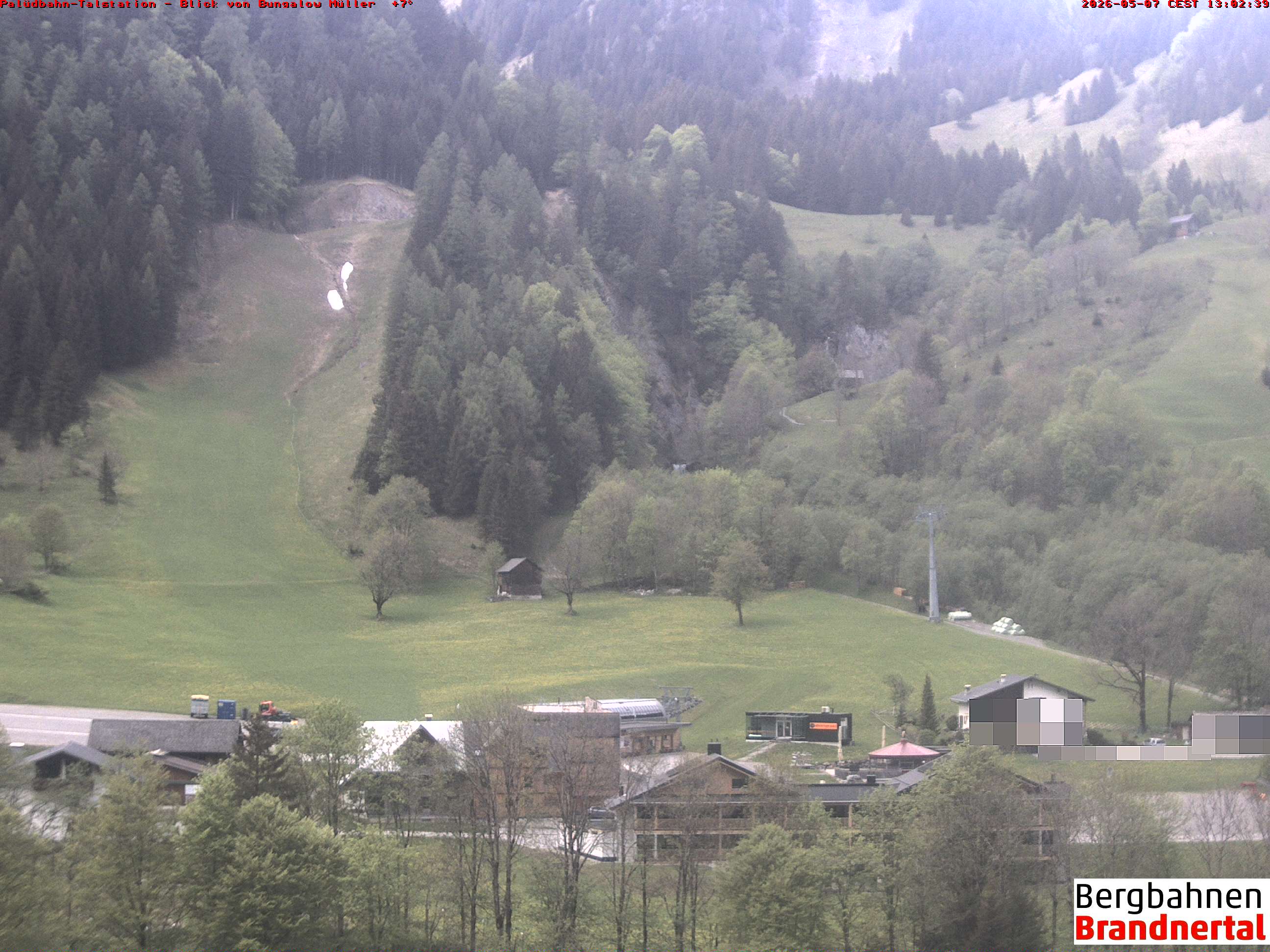 Blick auf Palüdbahn von Bungalow Müller