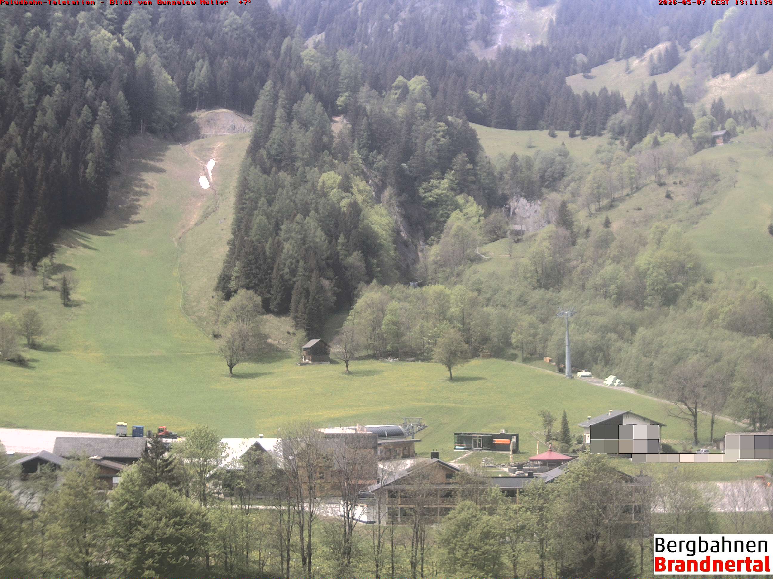 Blick auf Palüdbahn von Bungalow Müller
