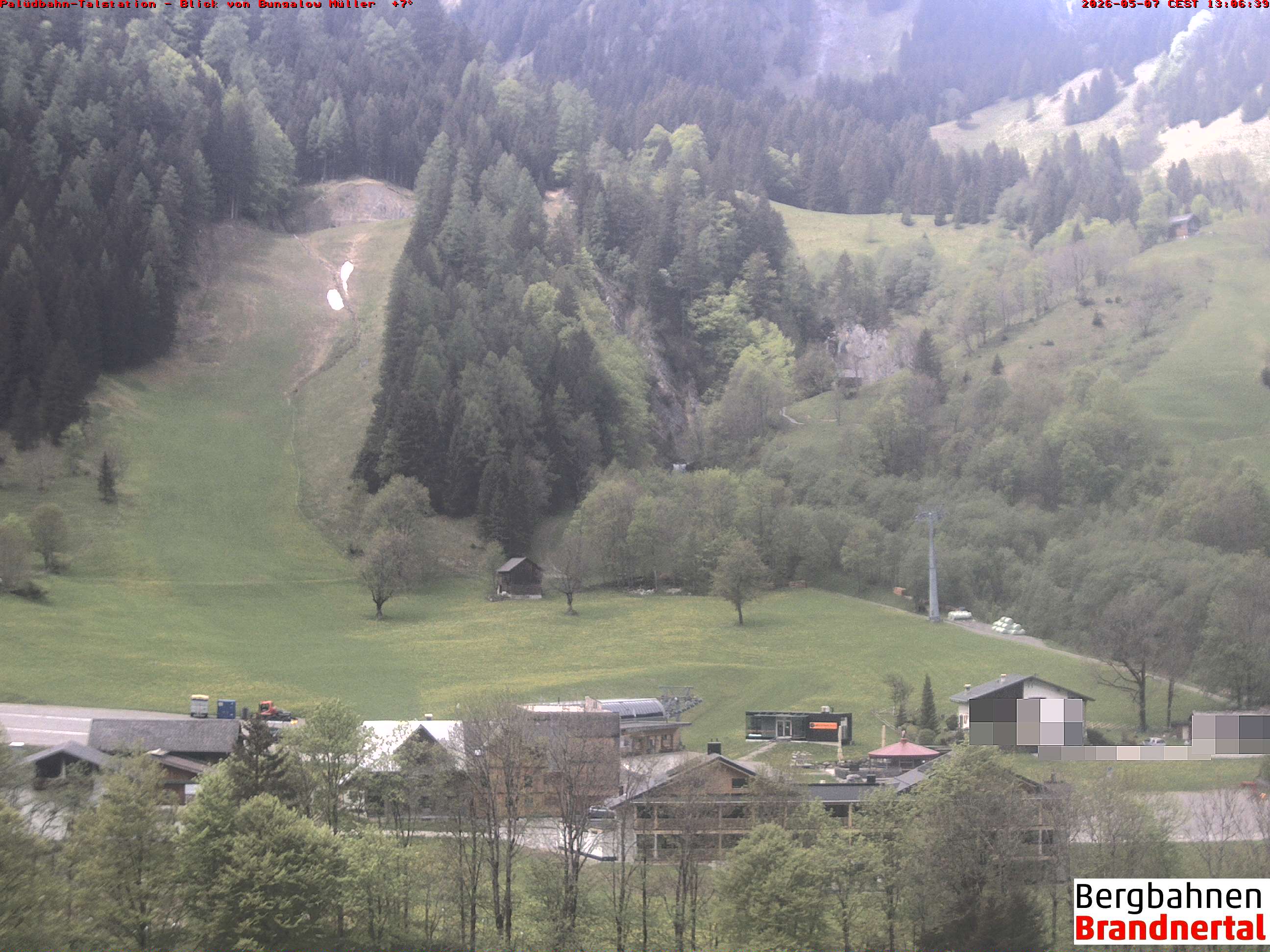 Blick auf Palüdbahn von Bungalow Müller