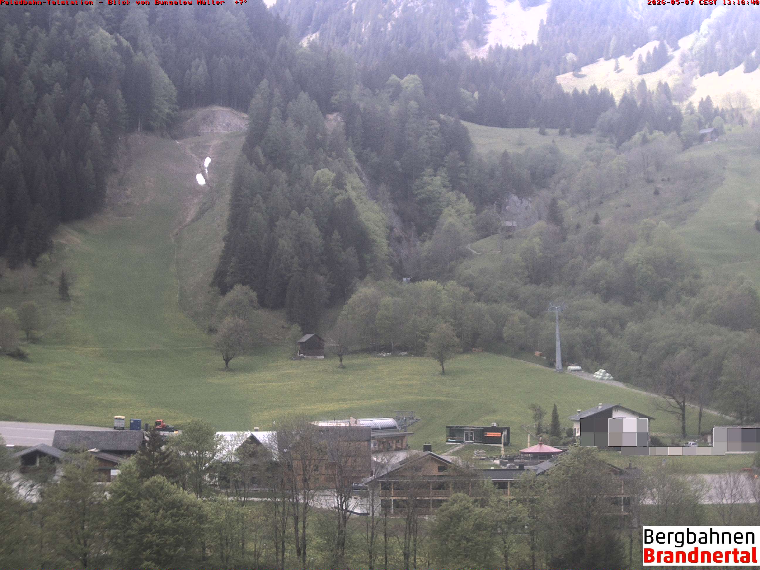 Blick auf Palüdbahn von Bungalow Müller