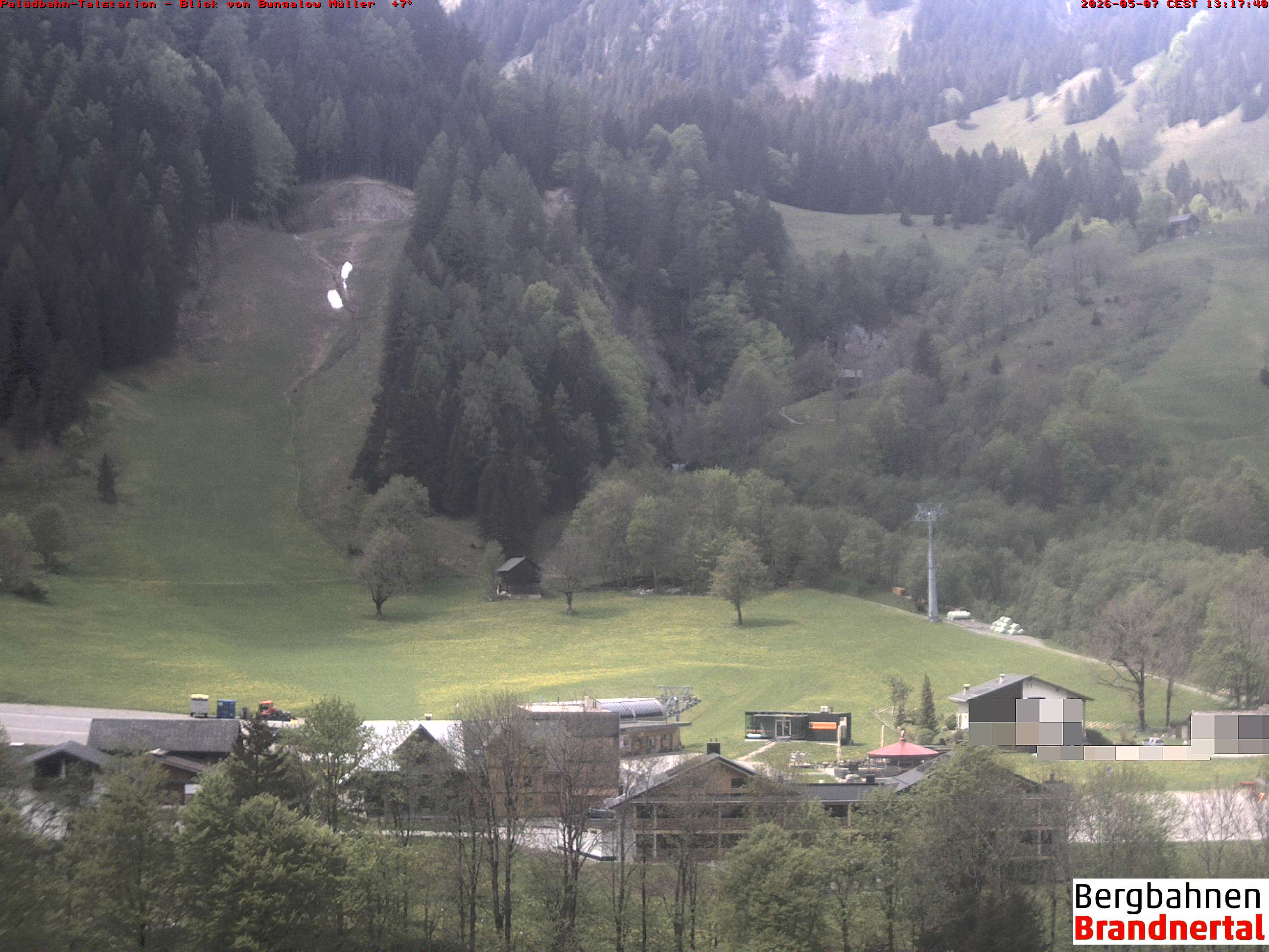 Blick auf Palüdbahn von Bungalow Müller