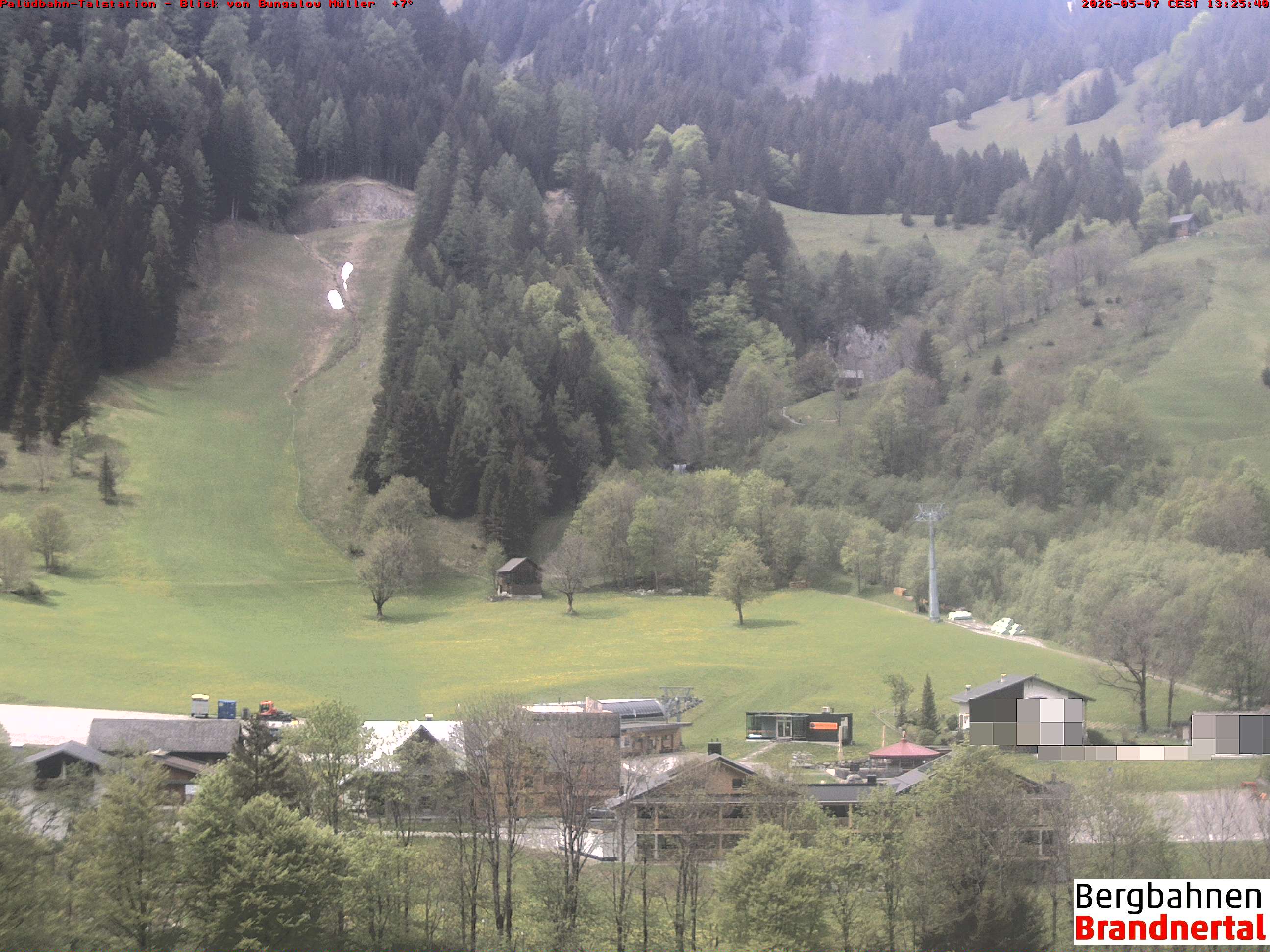 Blick auf Palüdbahn von Bungalow Müller