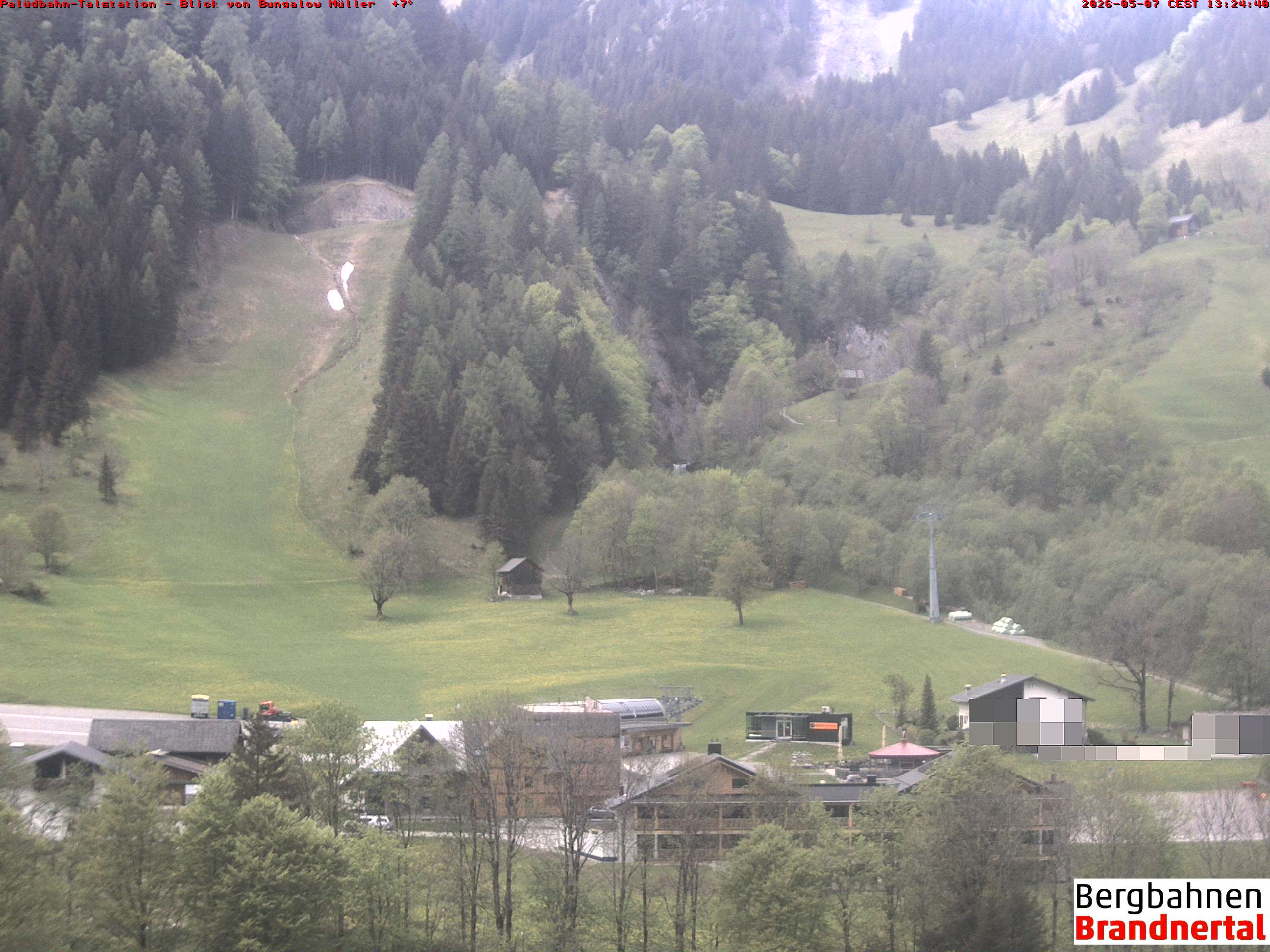 Blick auf Palüdbahn von Bungalow Müller