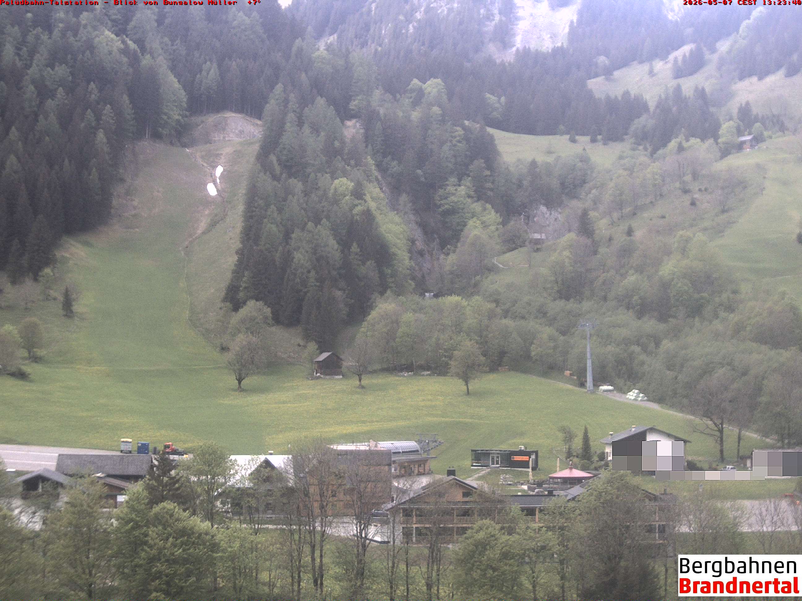 Blick auf Palüdbahn von Bungalow Müller