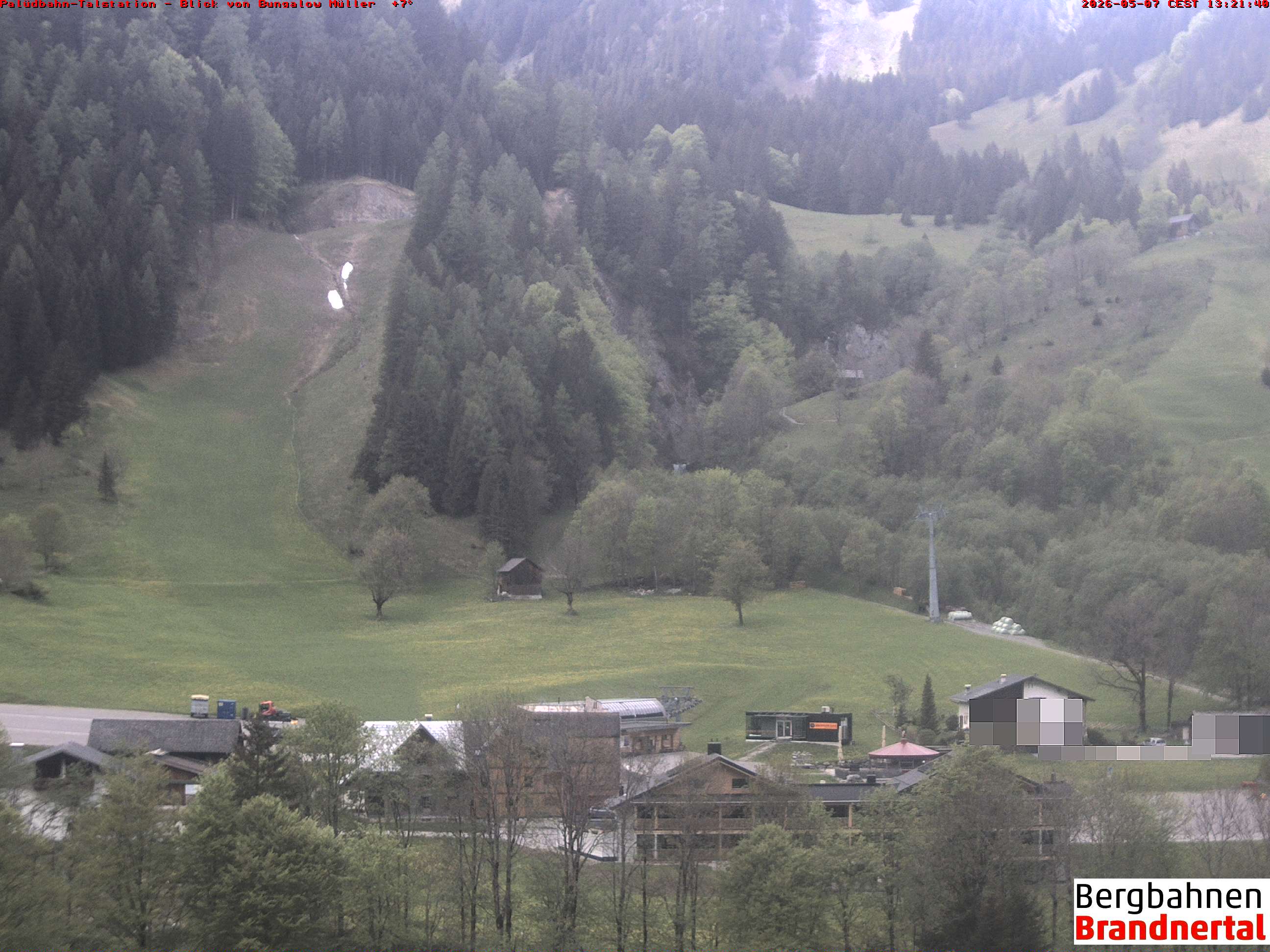 Blick auf Palüdbahn von Bungalow Müller