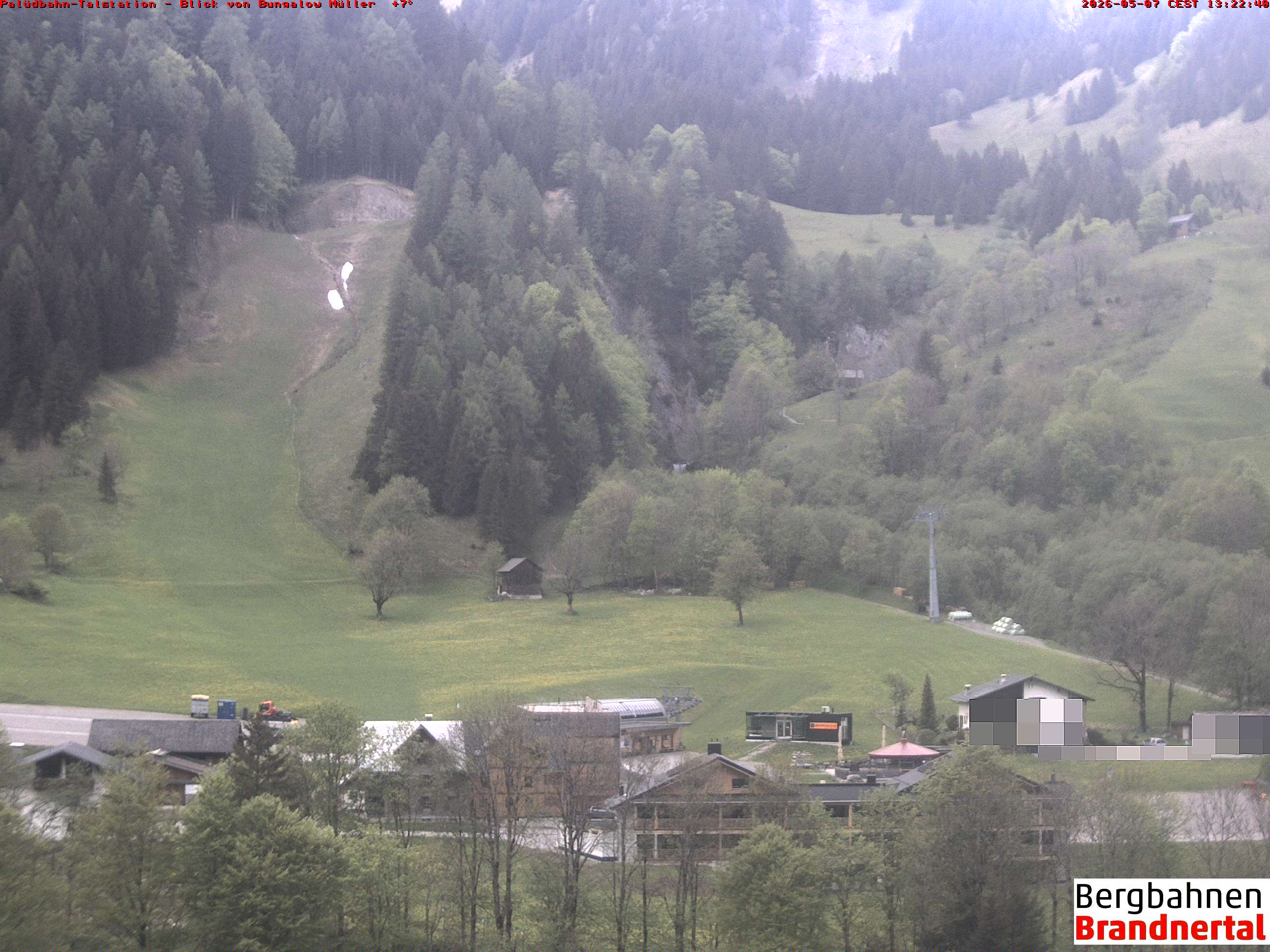 Blick auf Palüdbahn von Bungalow Müller