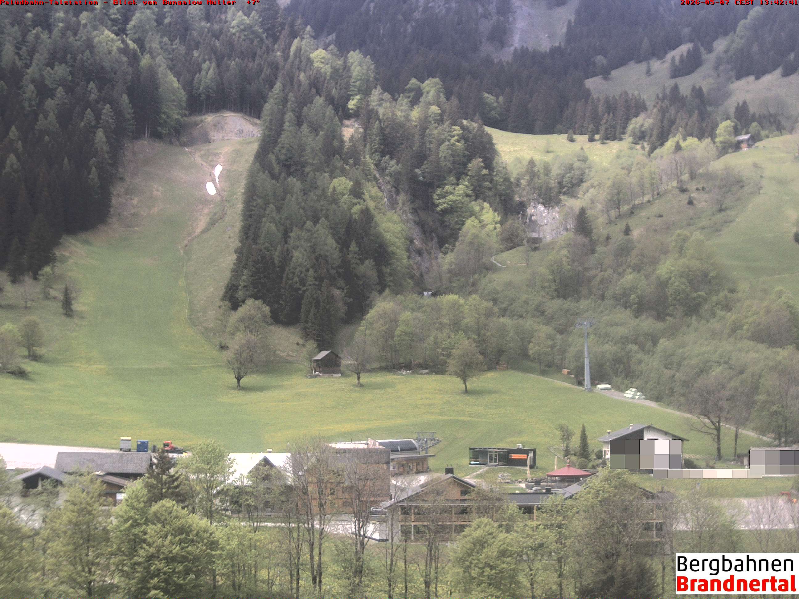 Blick auf Palüdbahn von Bungalow Müller