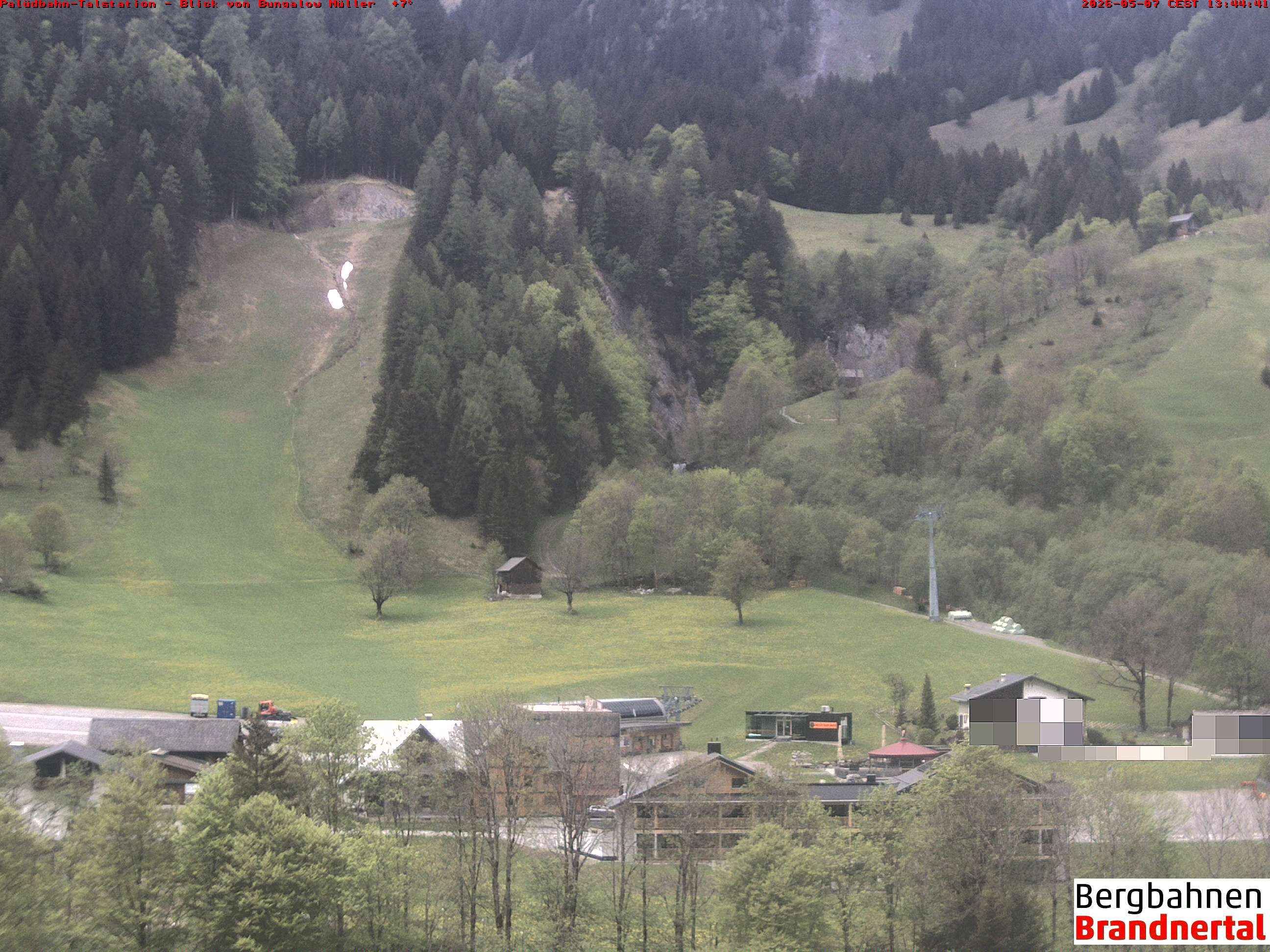 Blick auf Palüdbahn von Bungalow Müller