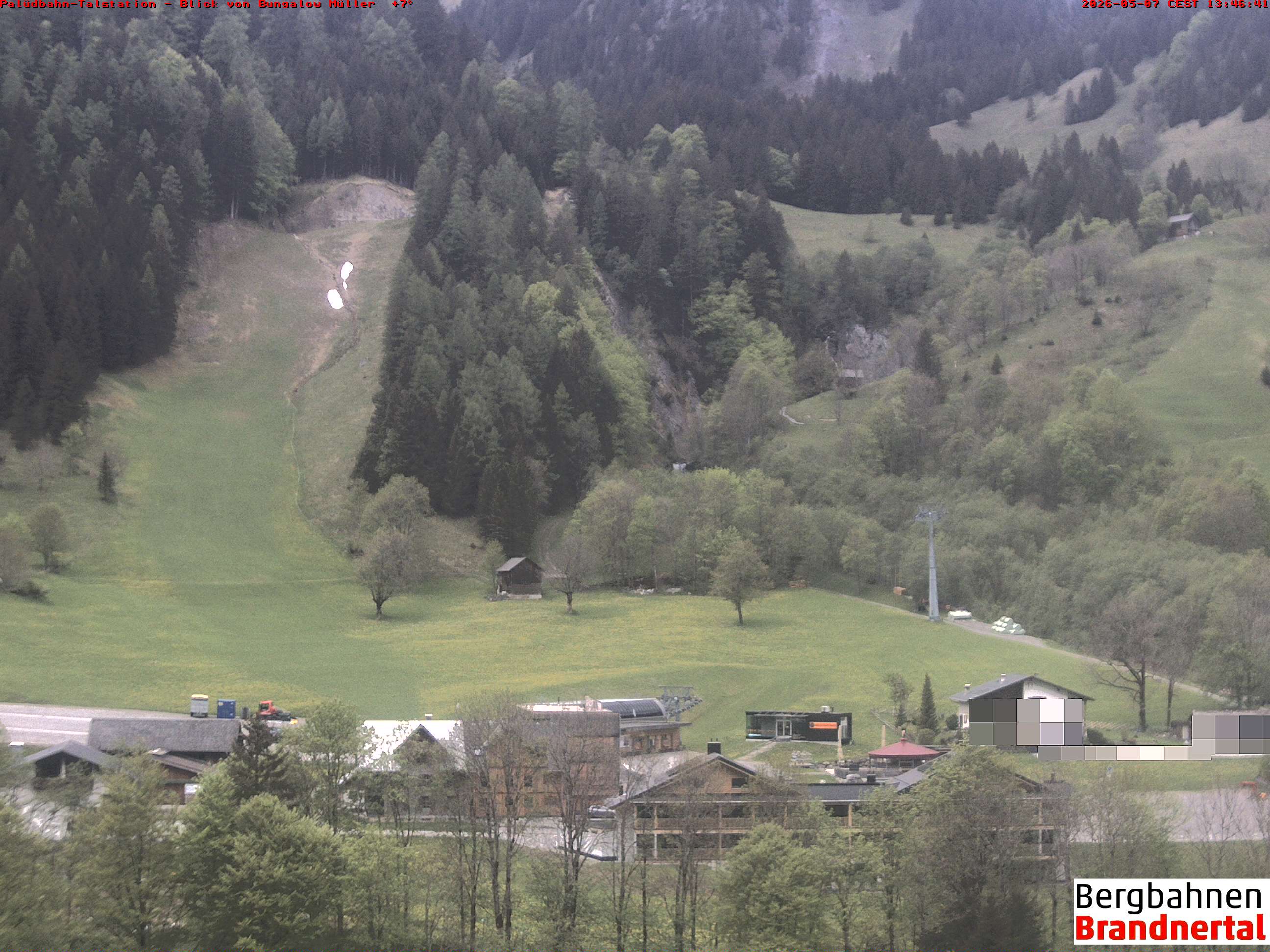 Blick auf Palüdbahn von Bungalow Müller