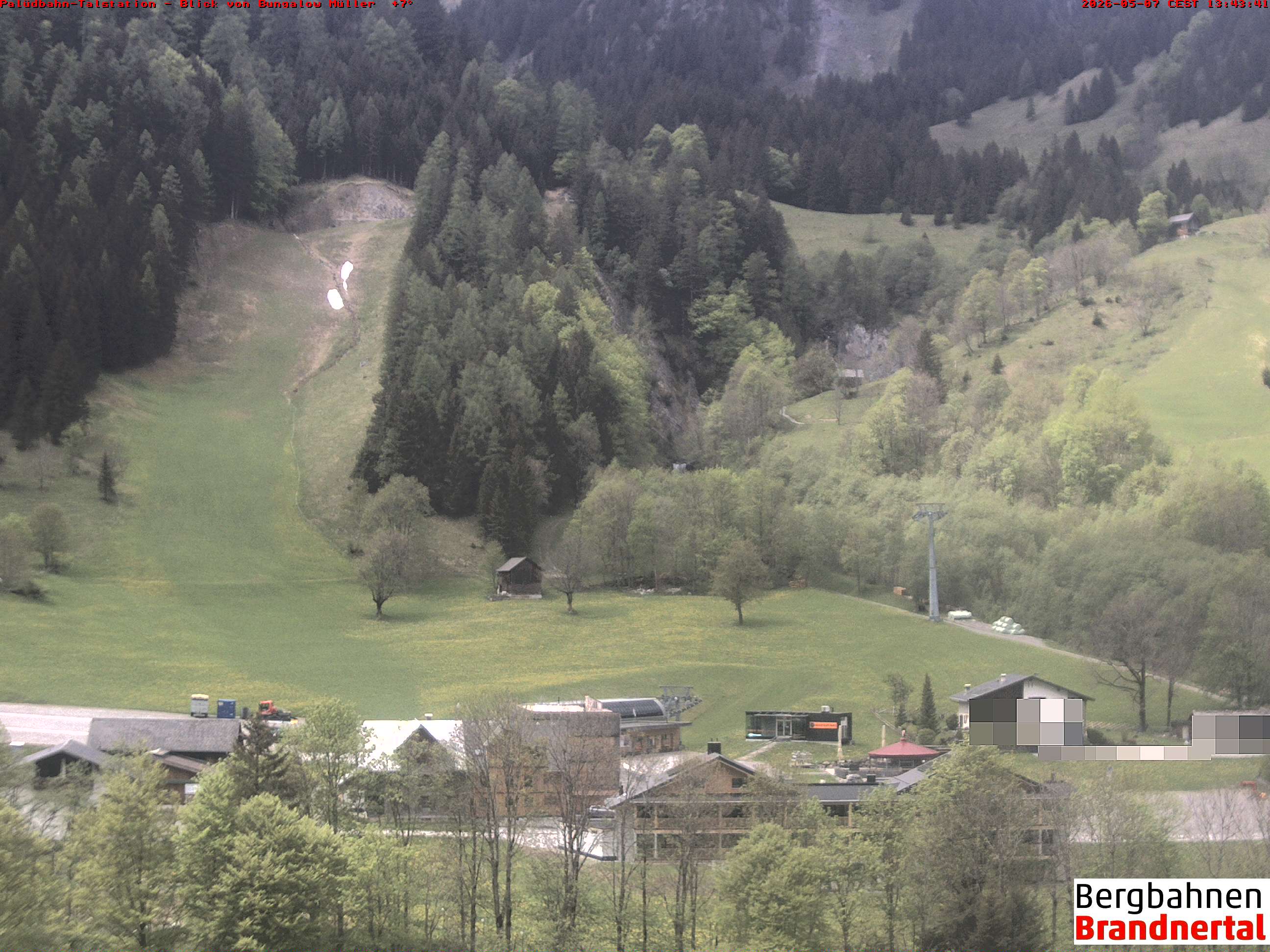 Blick auf Palüdbahn von Bungalow Müller