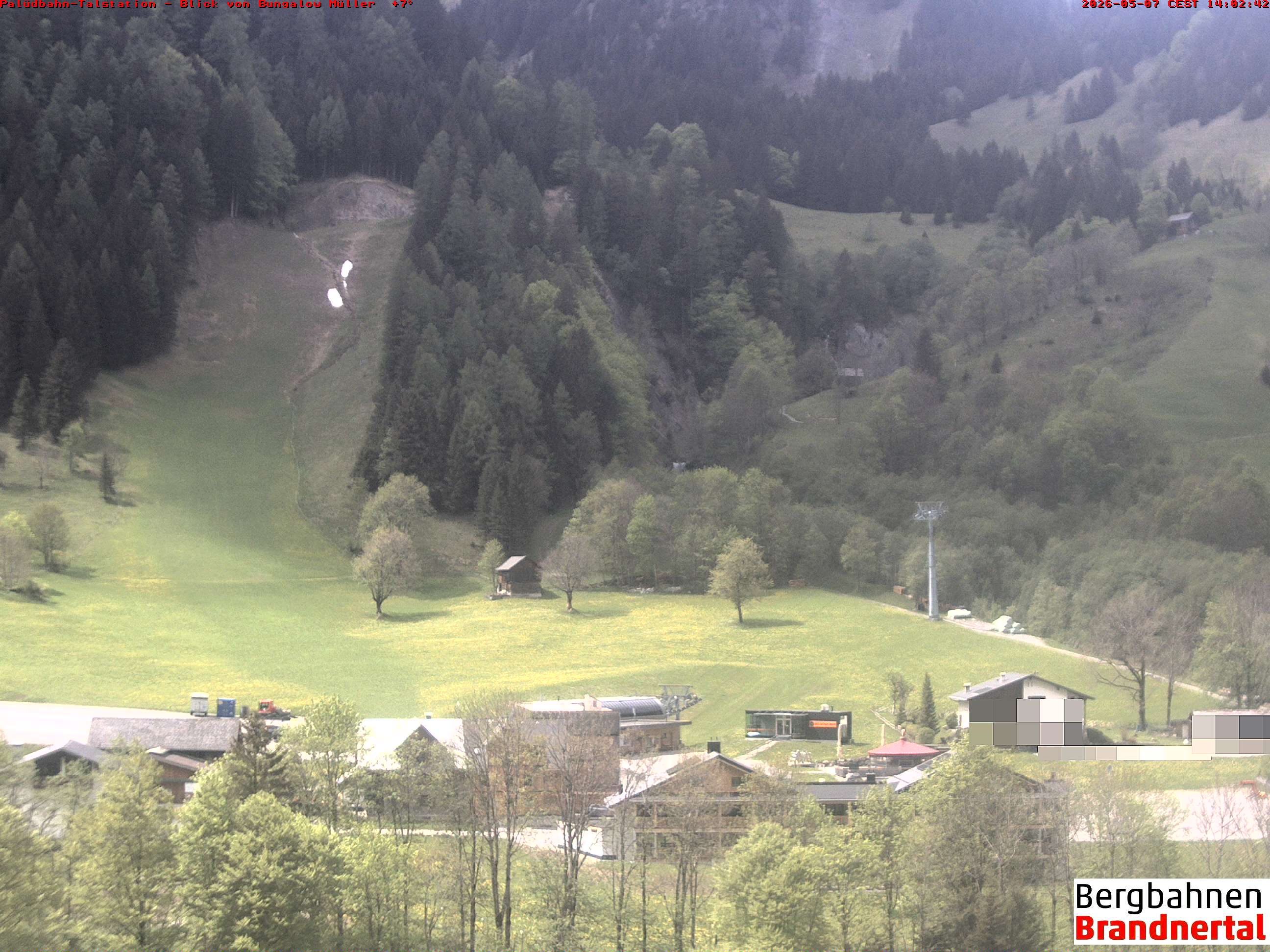 Blick auf Palüdbahn von Bungalow Müller