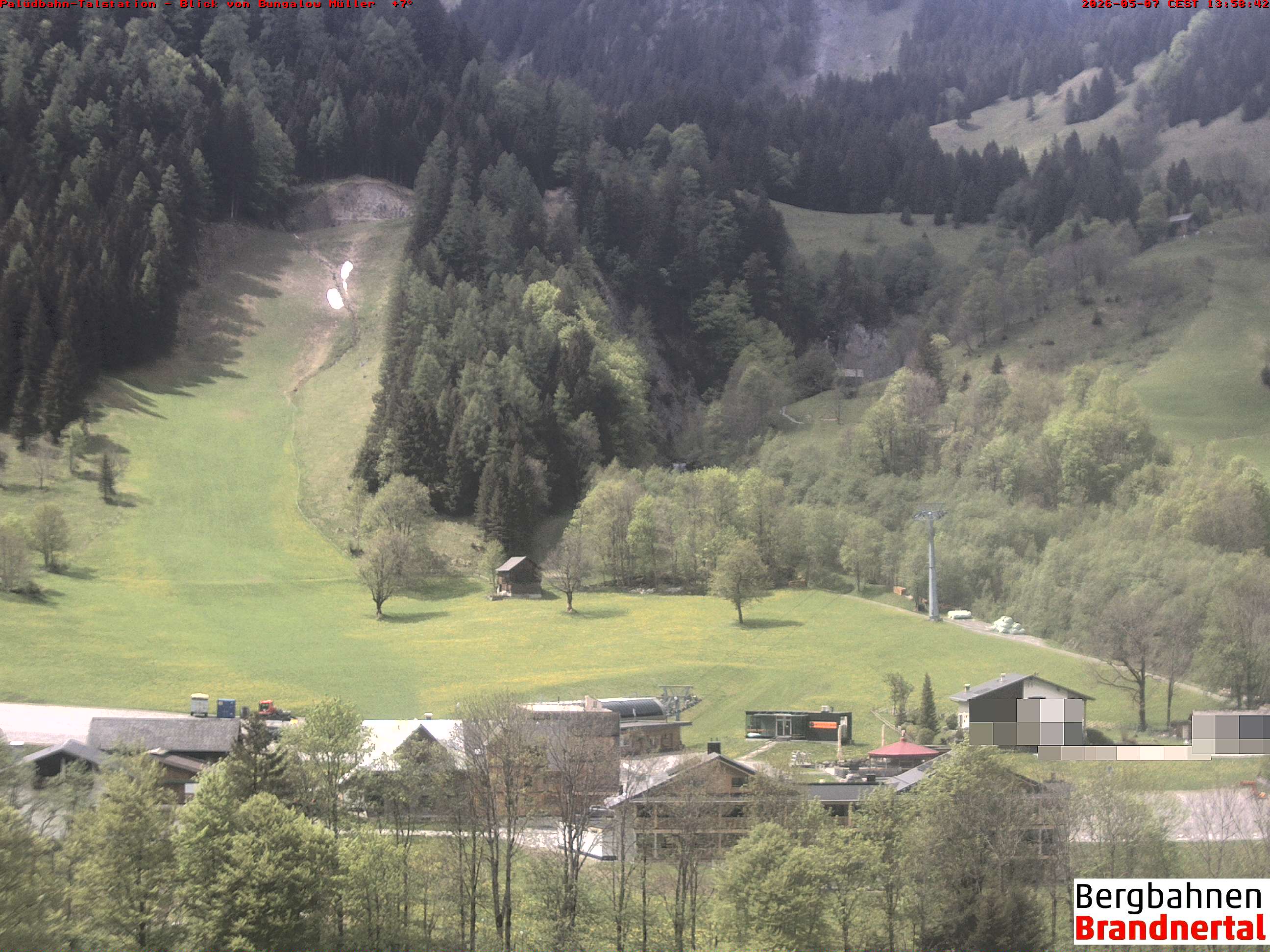 Blick auf Palüdbahn von Bungalow Müller