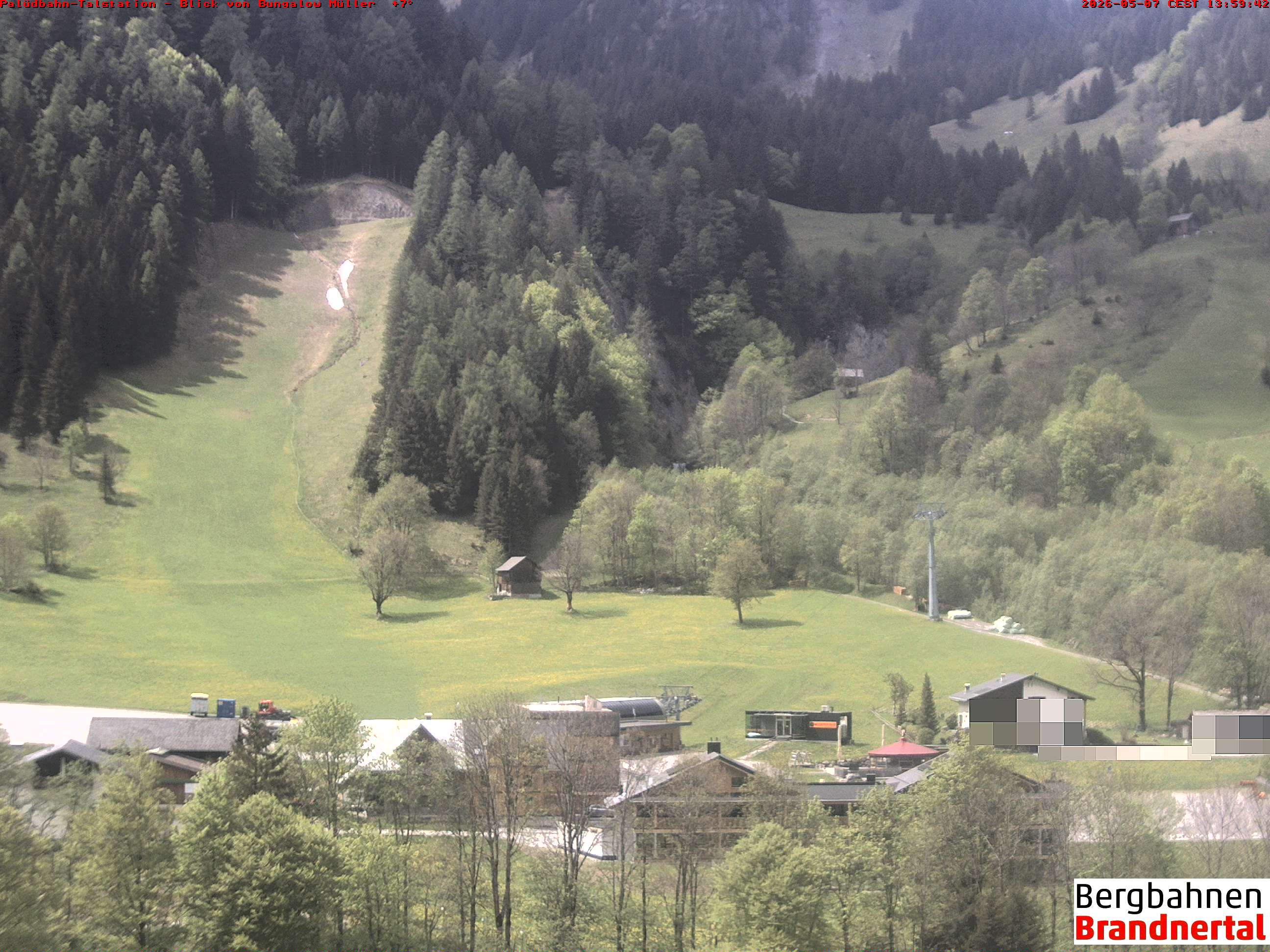 Blick auf Palüdbahn von Bungalow Müller