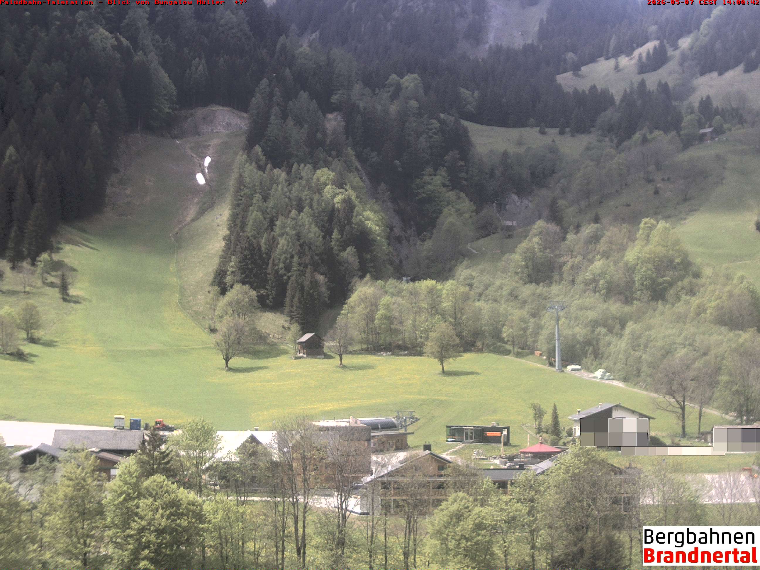 Blick auf Palüdbahn von Bungalow Müller