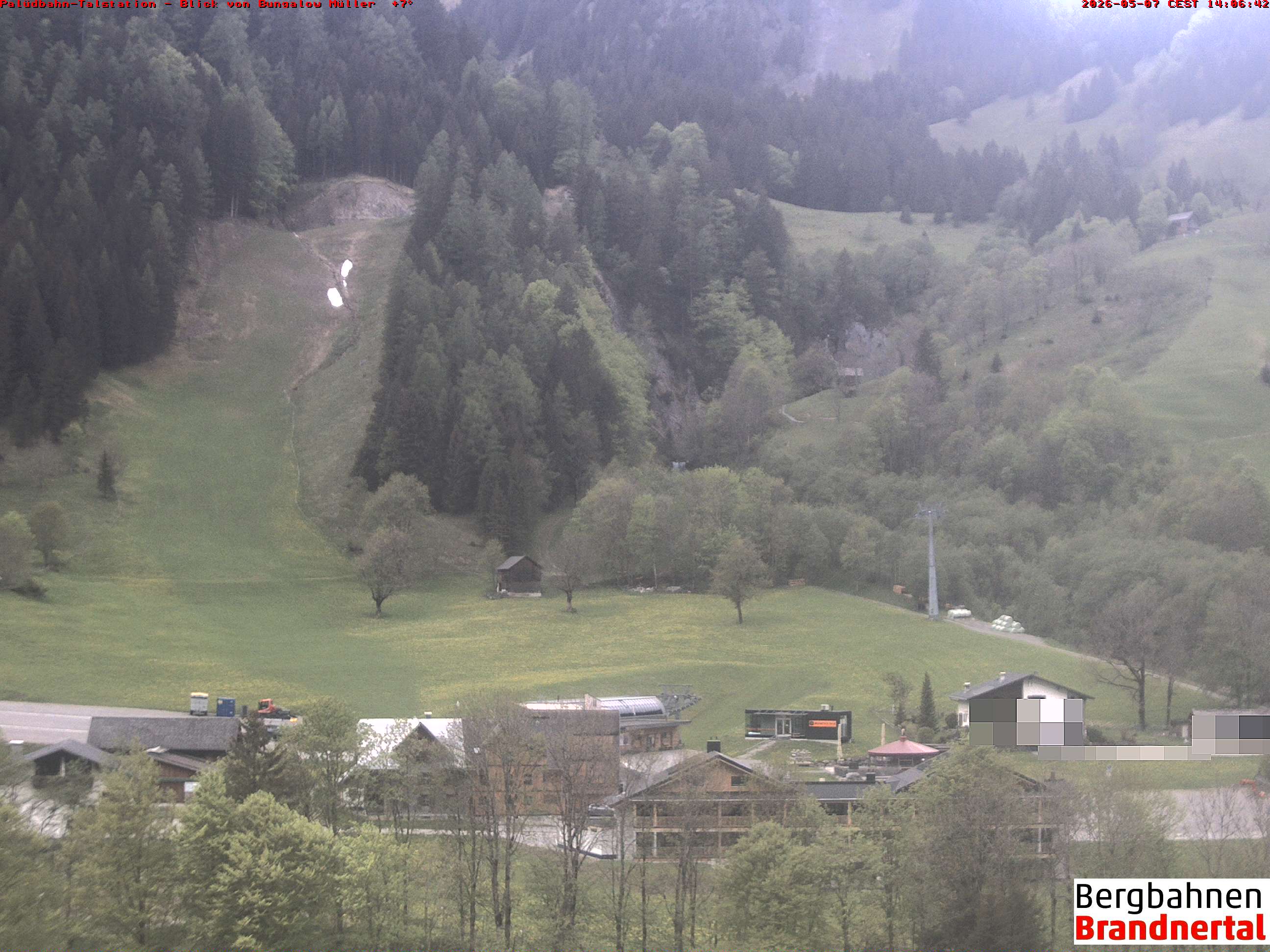 Blick auf Palüdbahn von Bungalow Müller