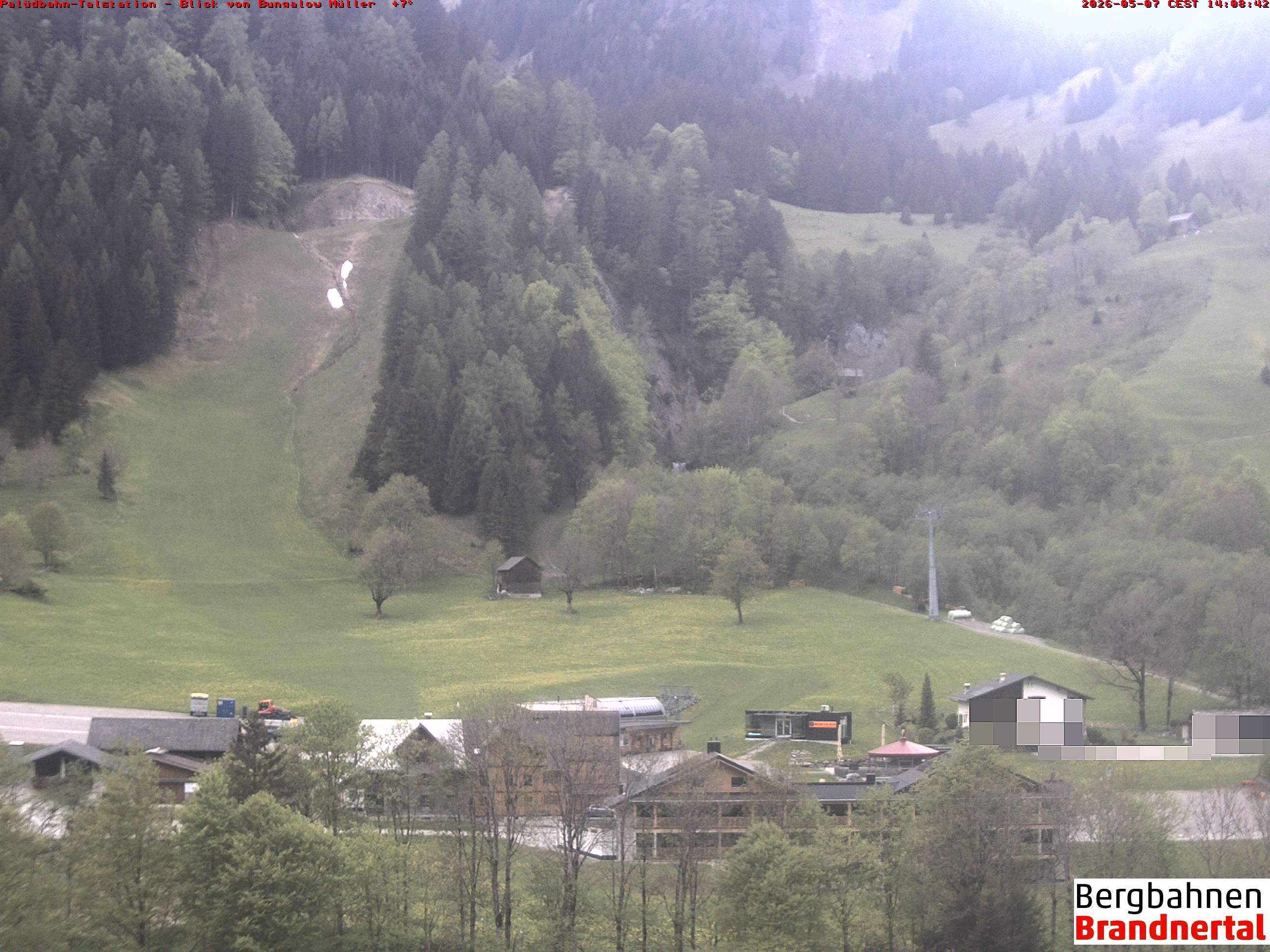Blick auf Palüdbahn von Bungalow Müller