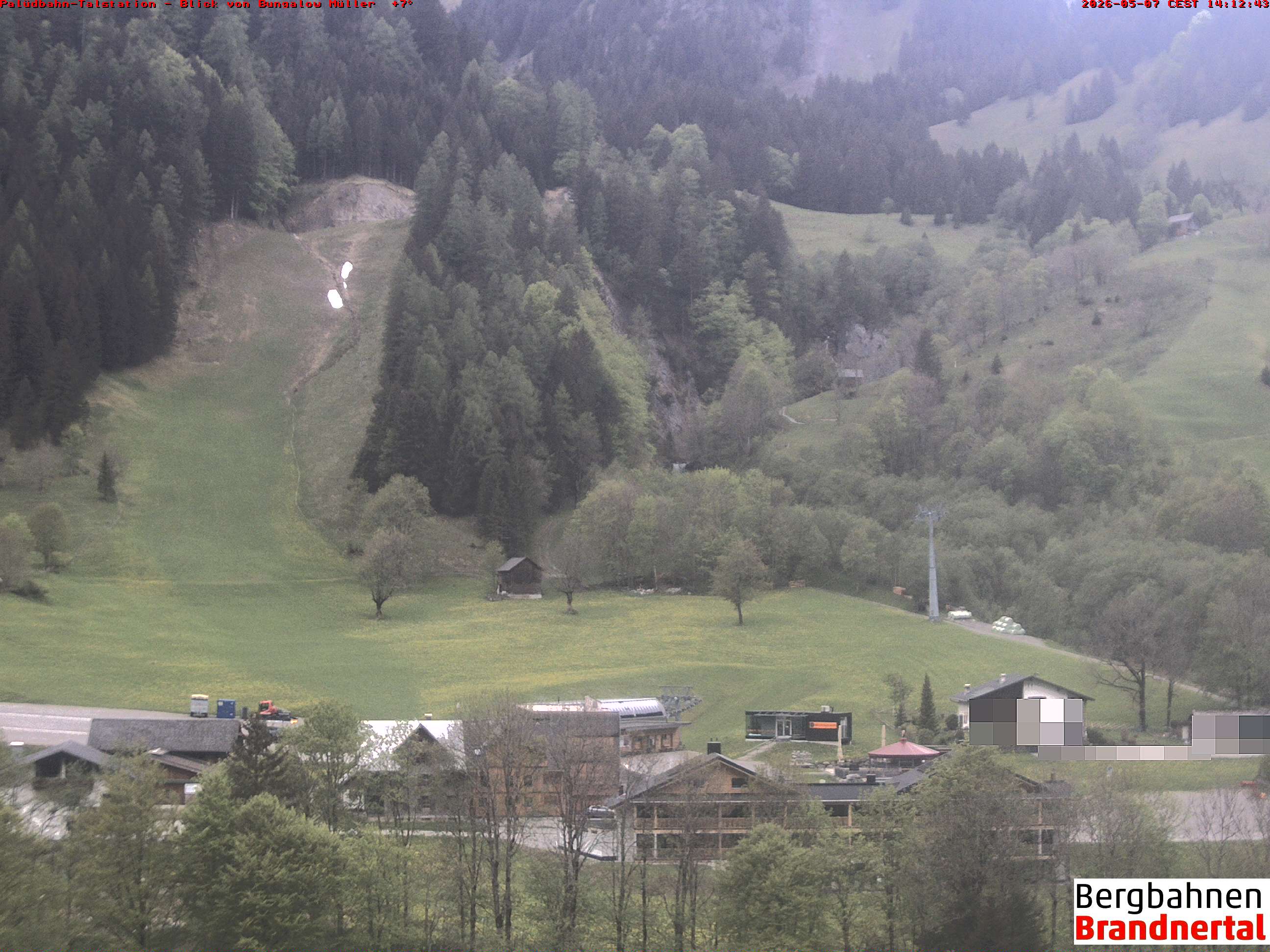 Blick auf Palüdbahn von Bungalow Müller