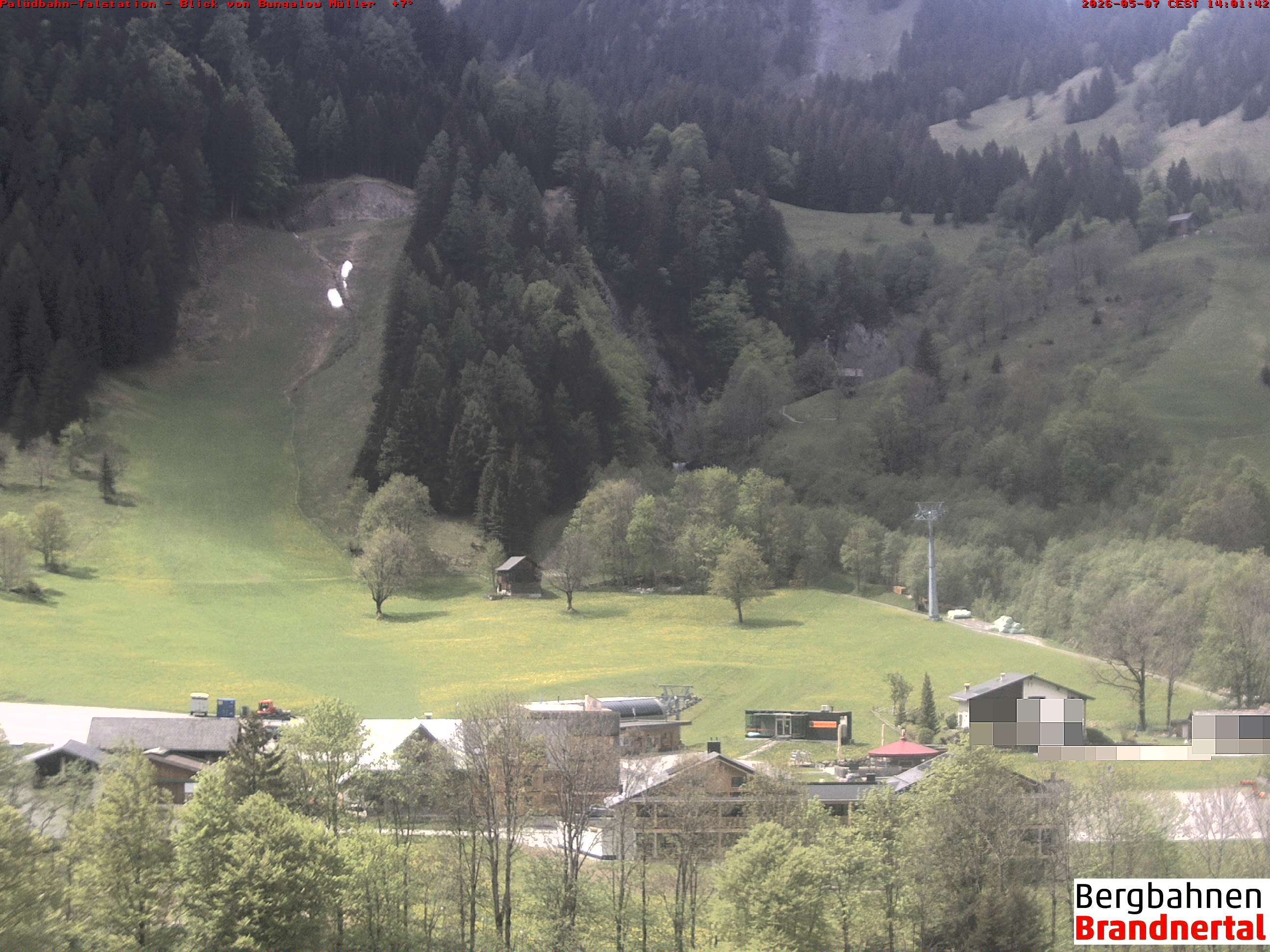 Blick auf Palüdbahn von Bungalow Müller