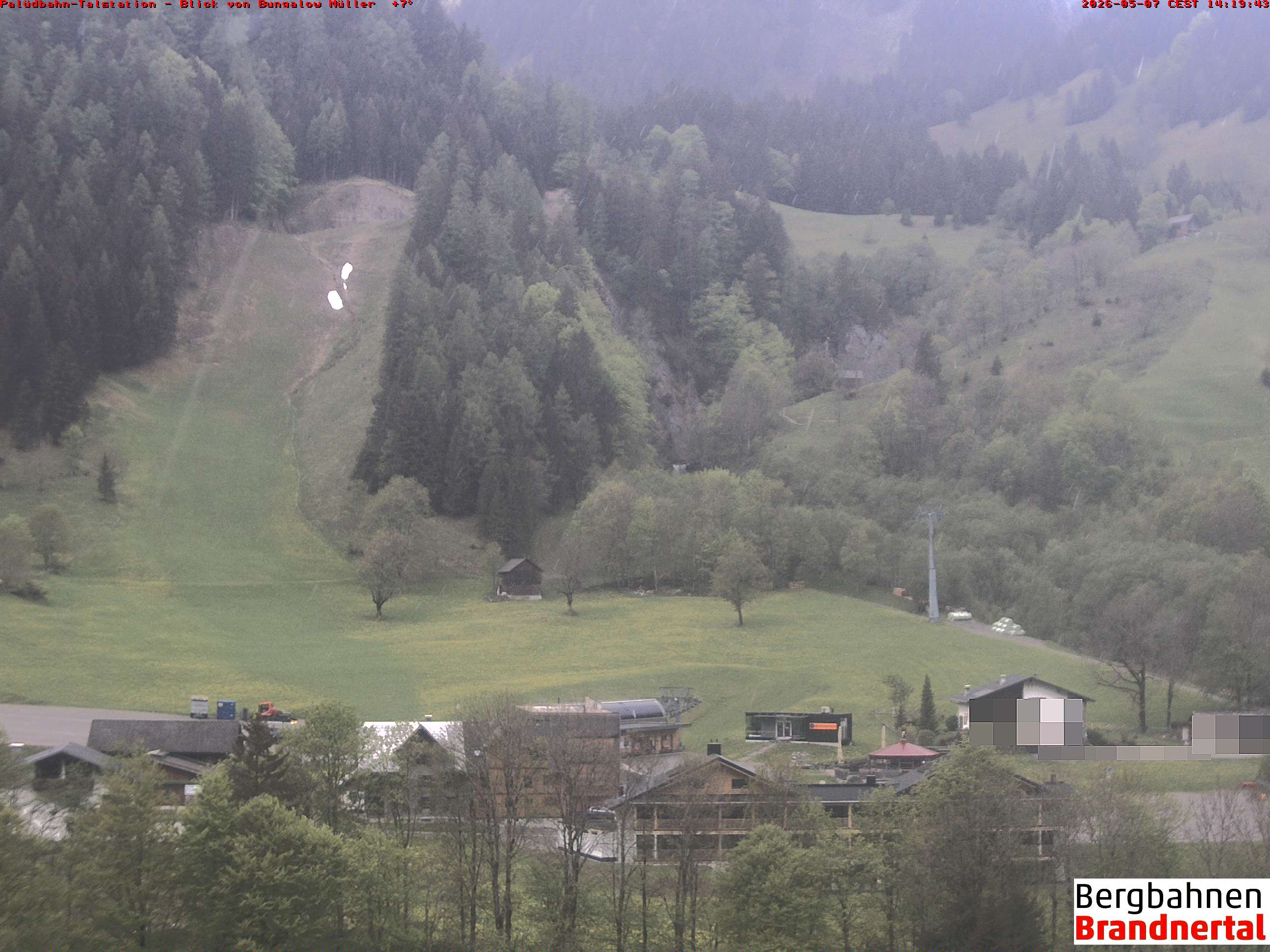 Blick auf Palüdbahn von Bungalow Müller