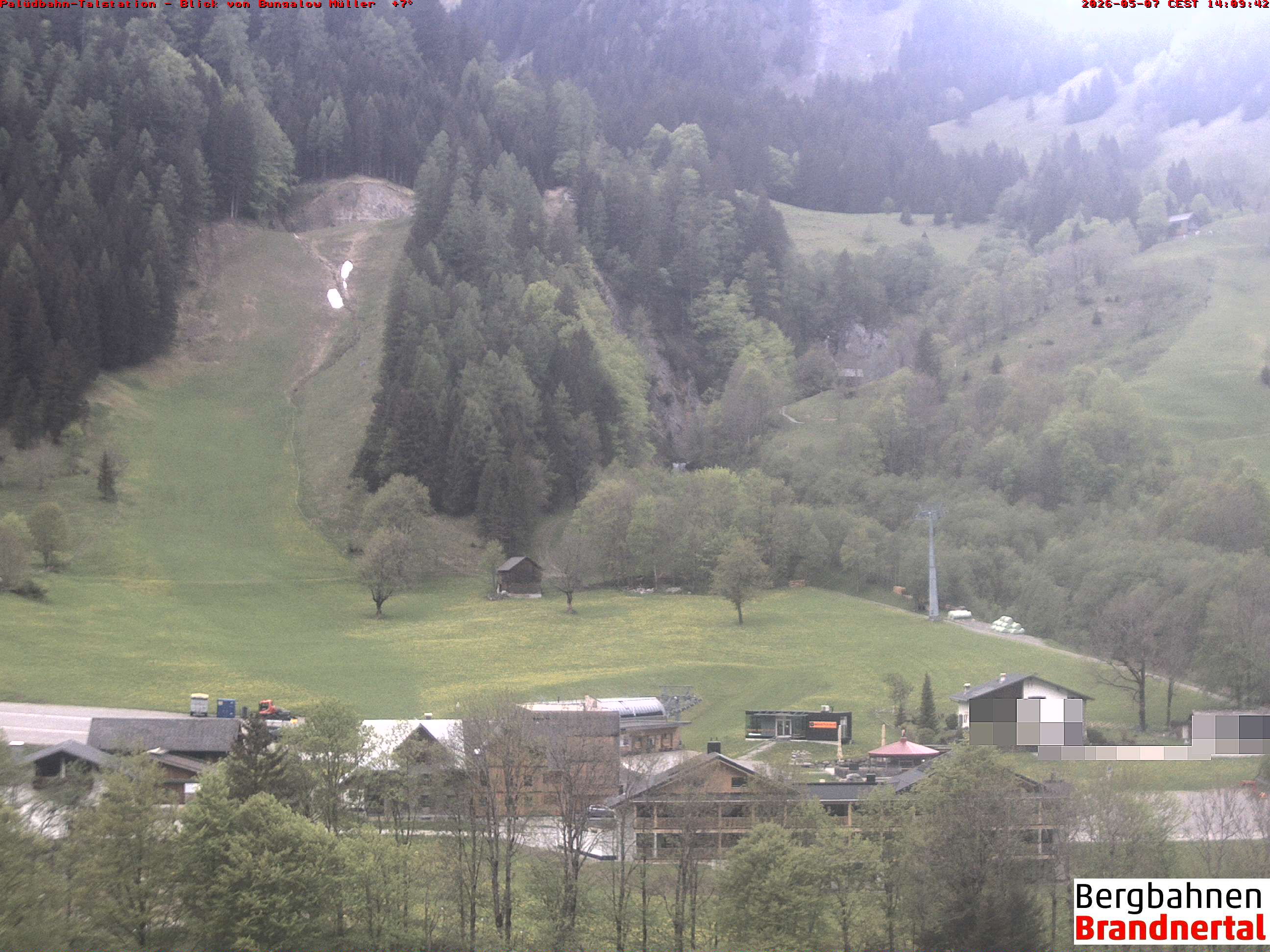 Blick auf Palüdbahn von Bungalow Müller