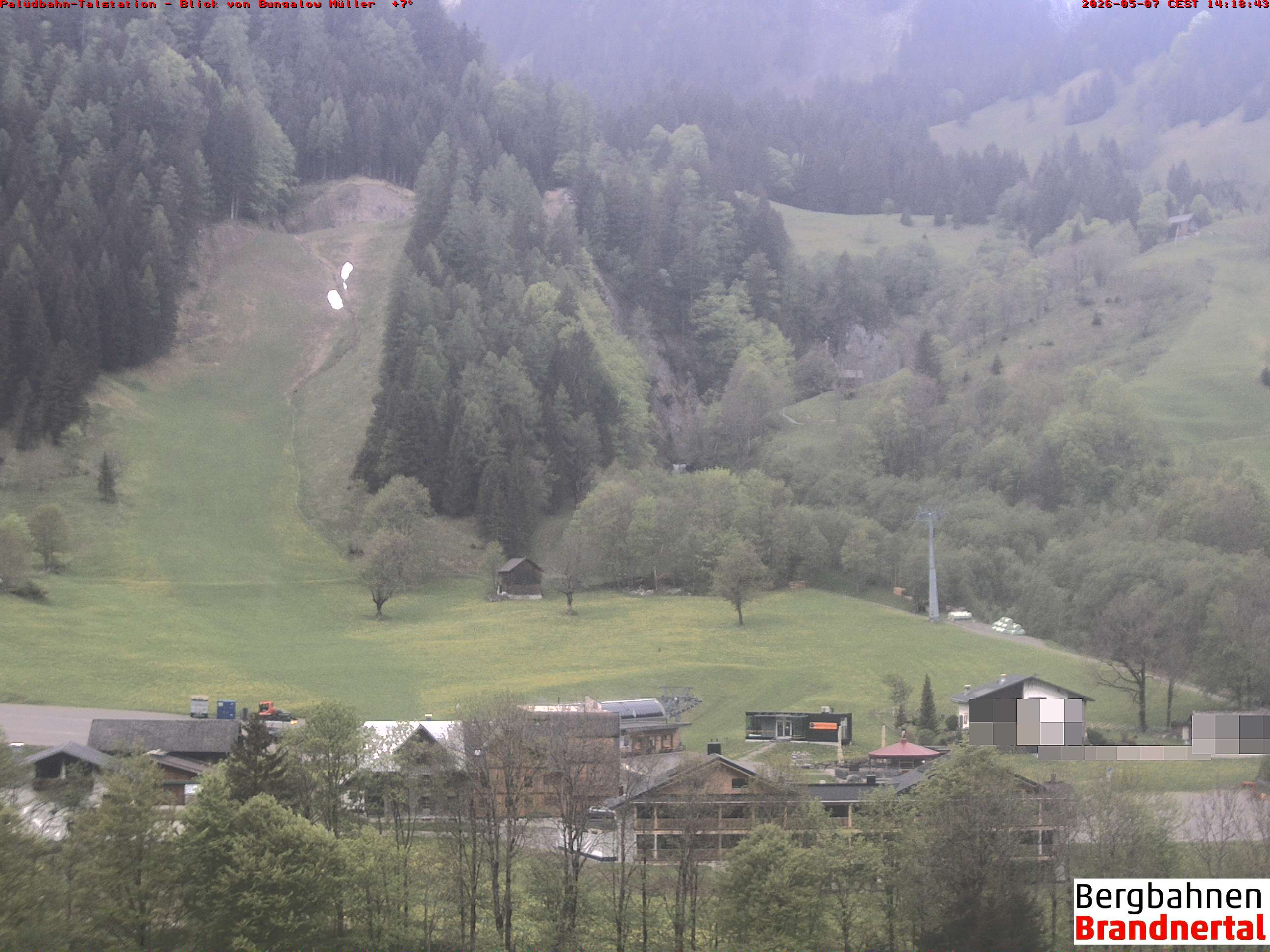 Blick auf Palüdbahn von Bungalow Müller