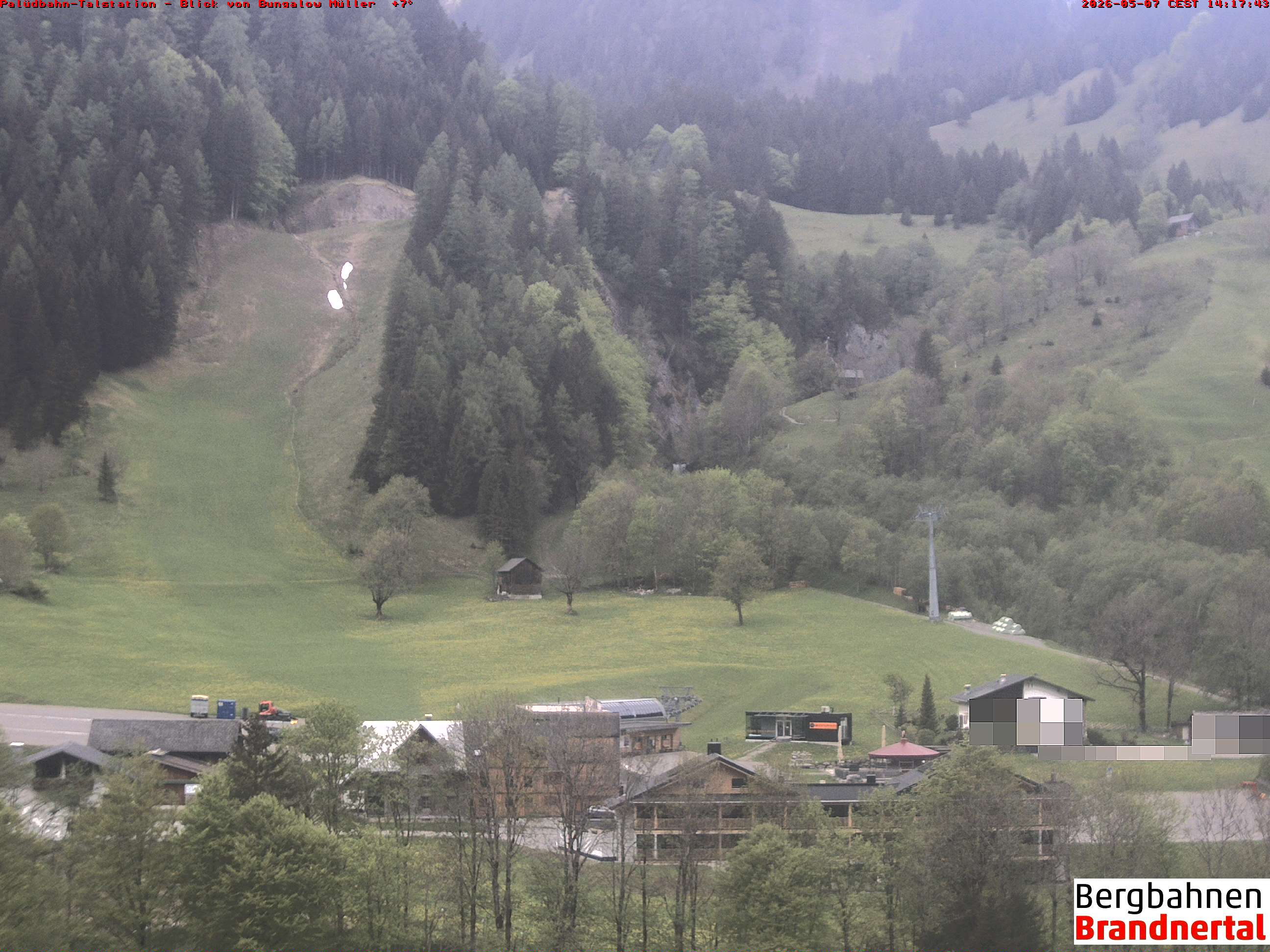 Blick auf Palüdbahn von Bungalow Müller