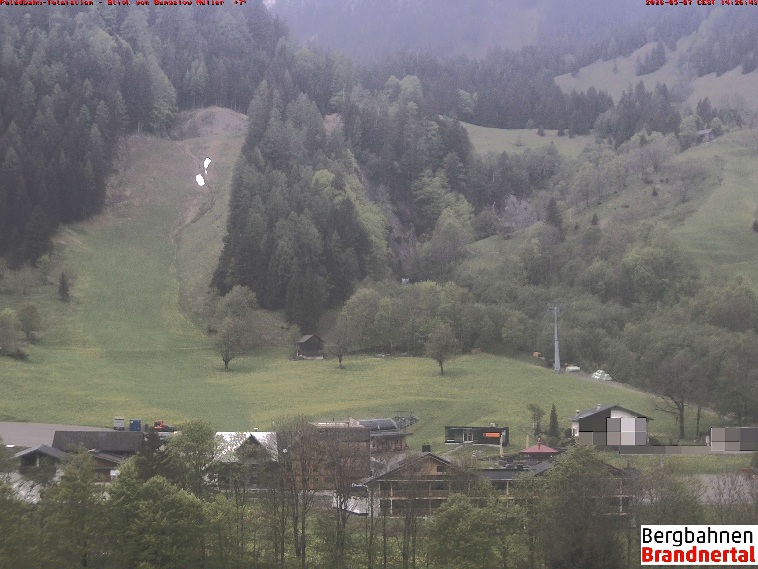 Blick auf Palüdbahn von Bungalow Müller