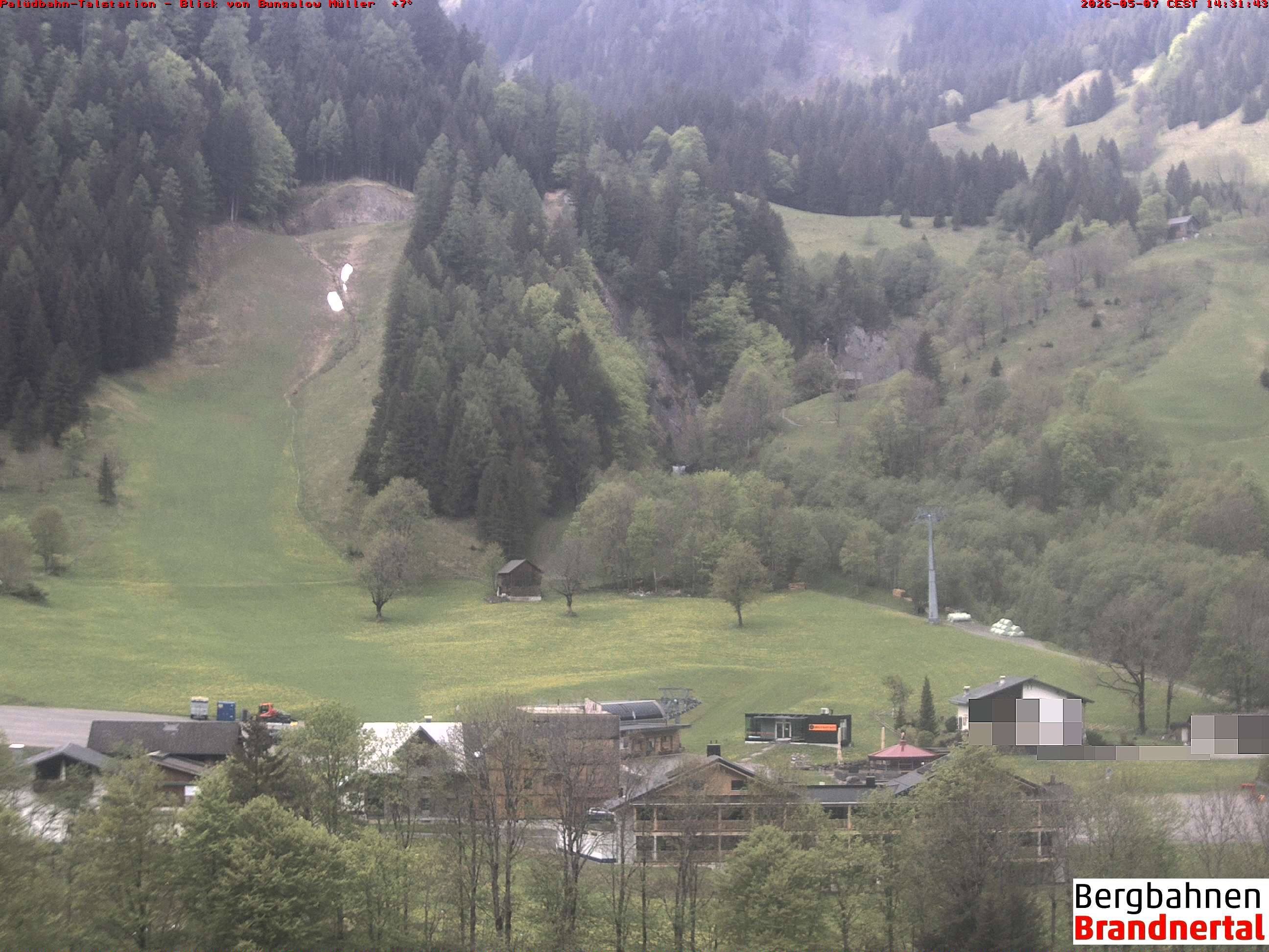 Blick auf Palüdbahn von Bungalow Müller