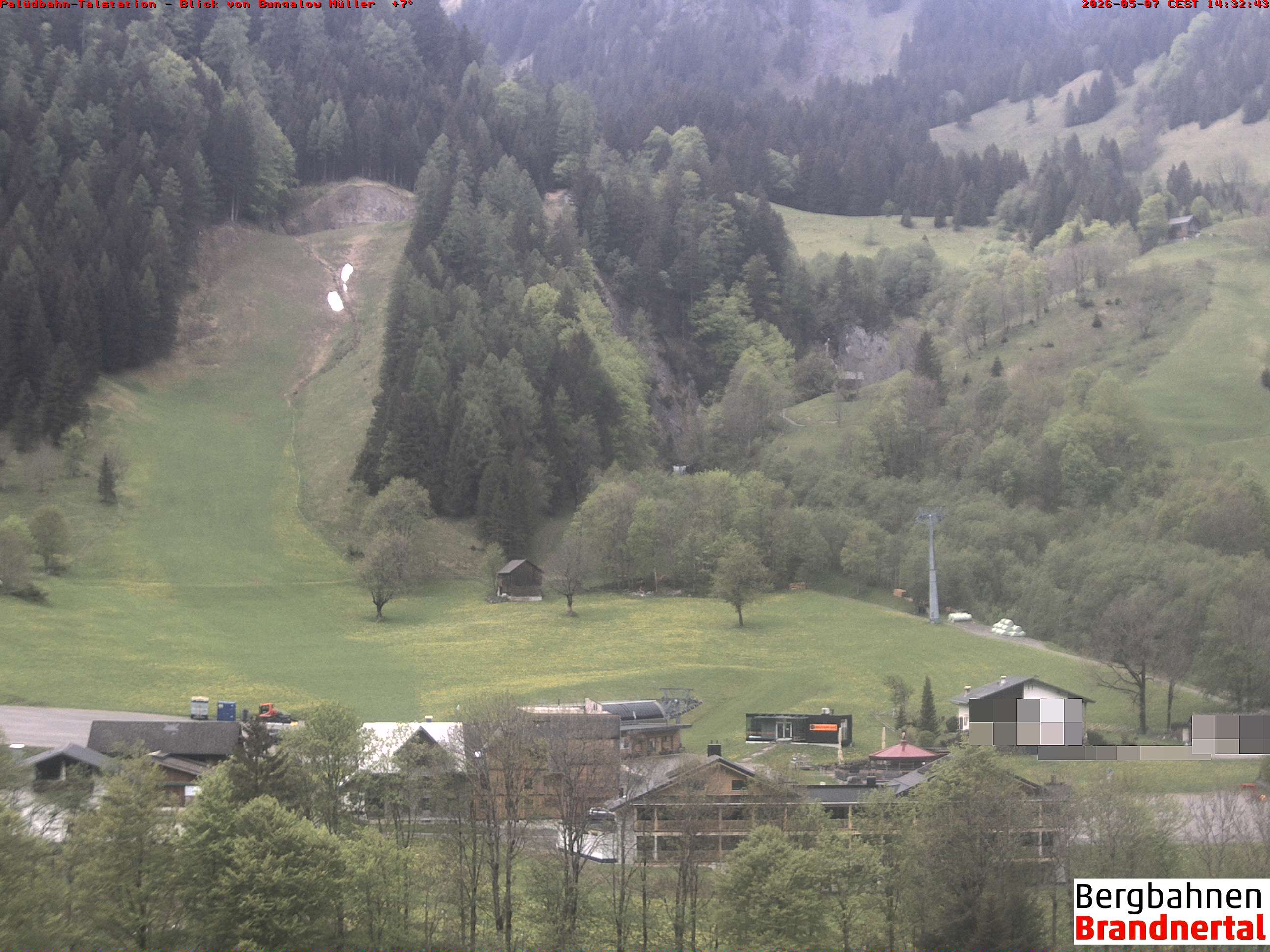 Blick auf Palüdbahn von Bungalow Müller