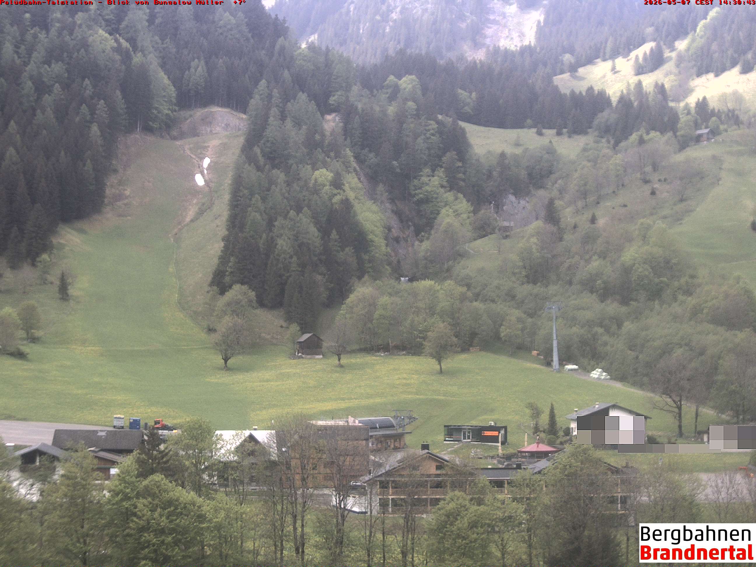 Blick auf Palüdbahn von Bungalow Müller