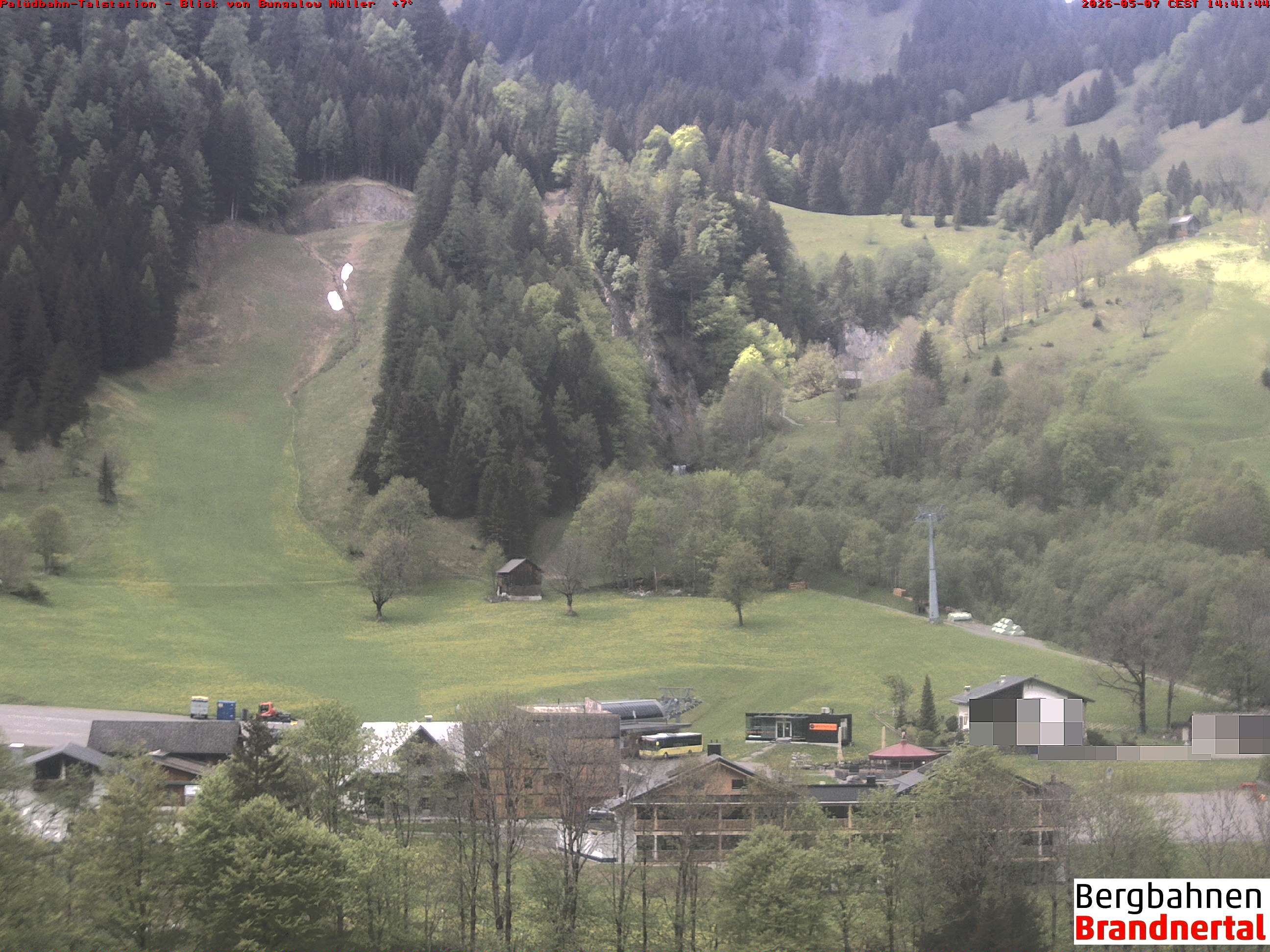 Blick auf Palüdbahn von Bungalow Müller
