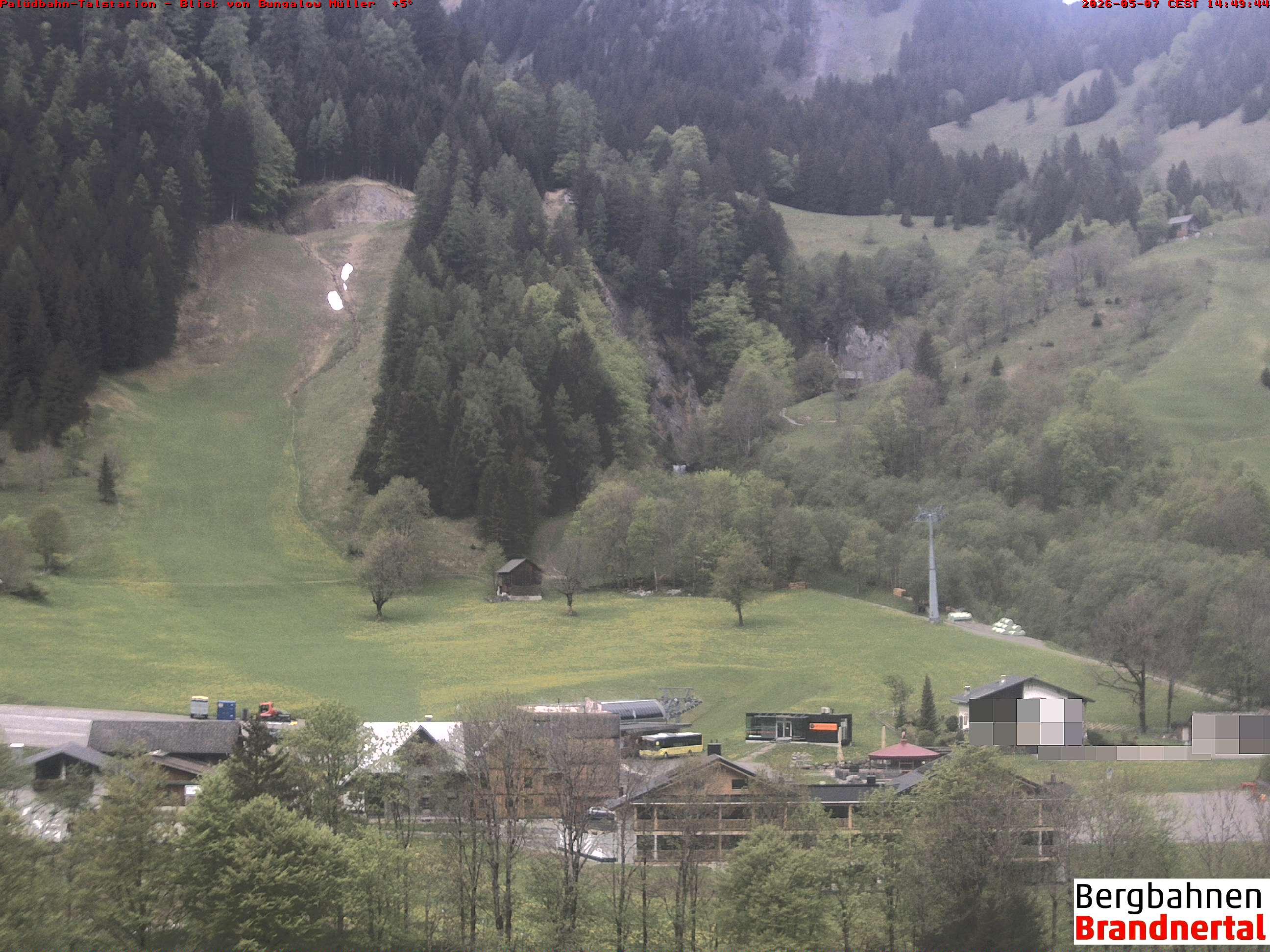 Blick auf Palüdbahn von Bungalow Müller