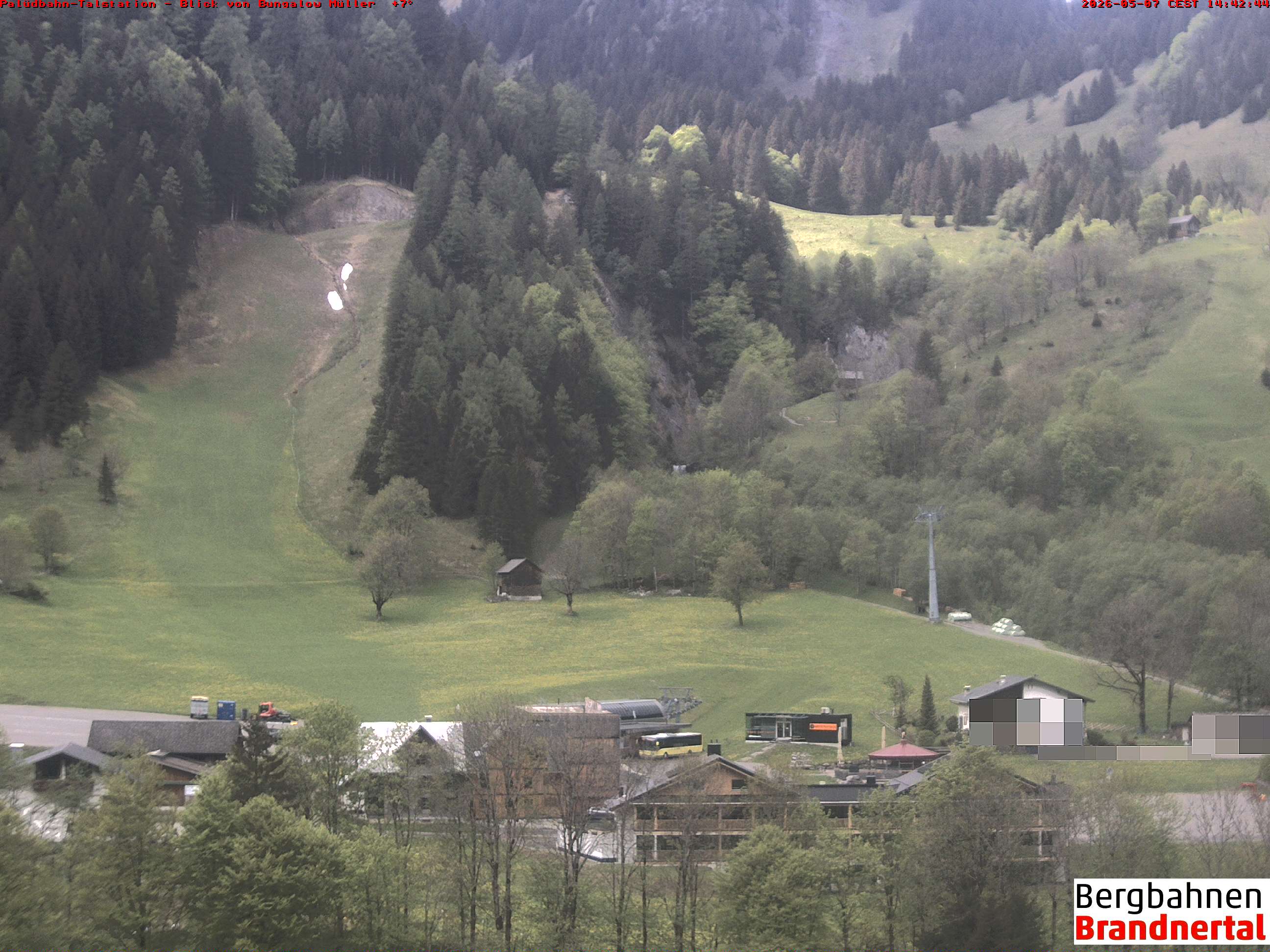 Blick auf Palüdbahn von Bungalow Müller