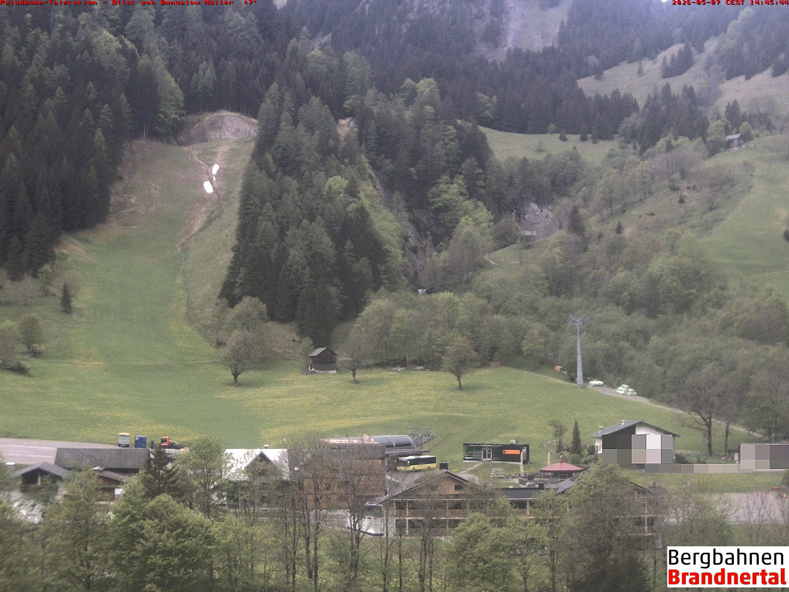 Blick auf Palüdbahn von Bungalow Müller