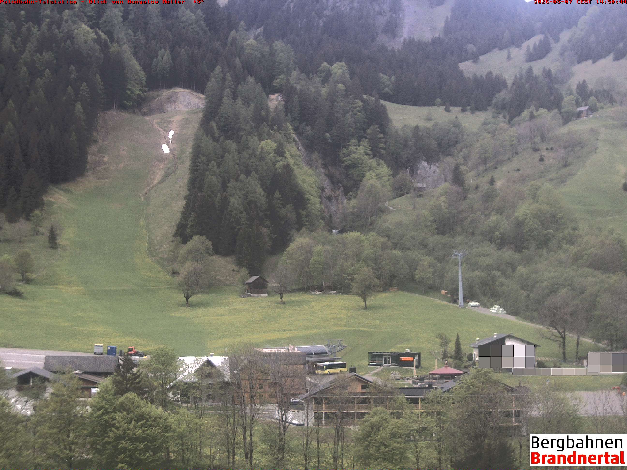 Blick auf Palüdbahn von Bungalow Müller