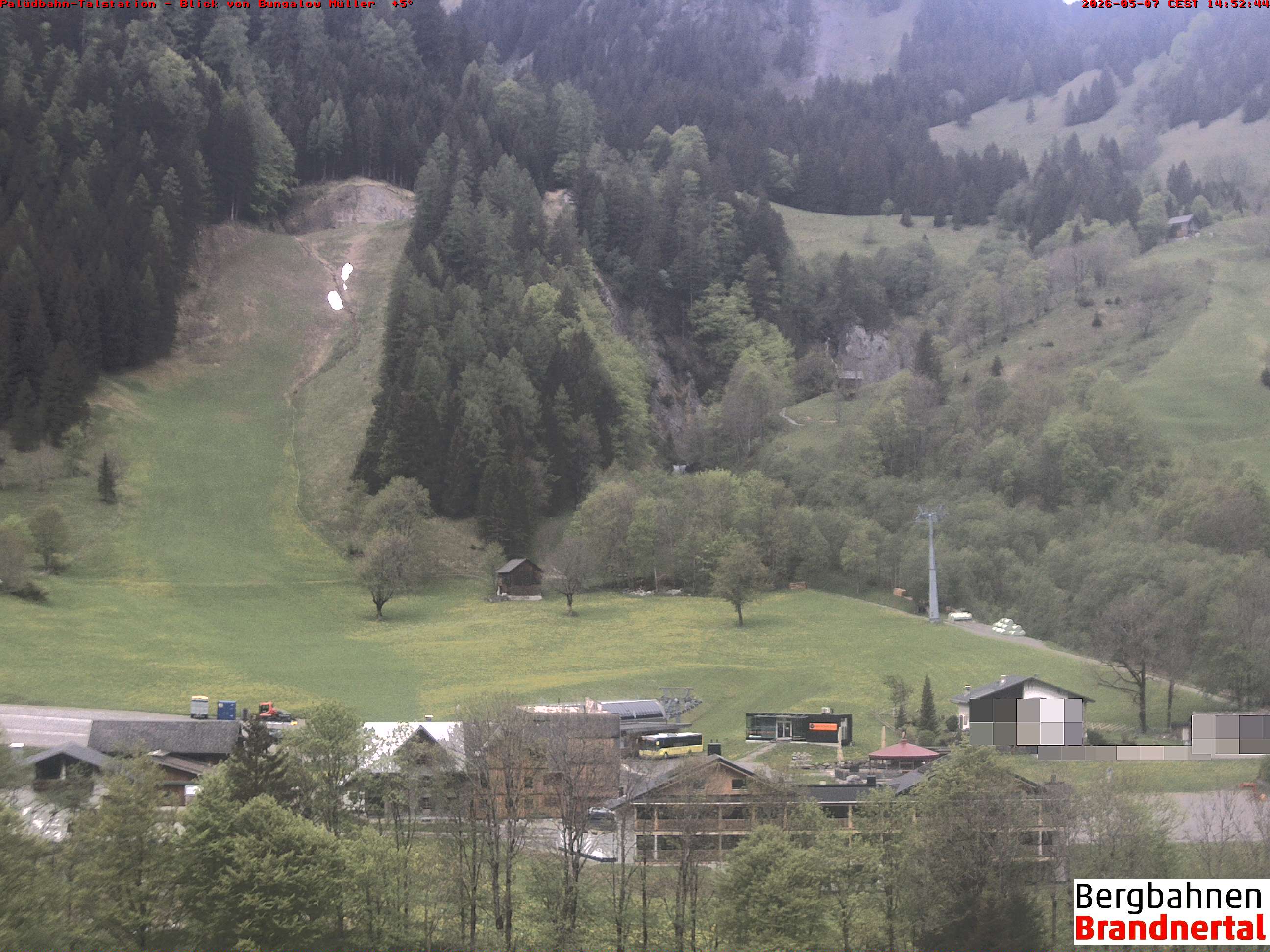 Blick auf Palüdbahn von Bungalow Müller
