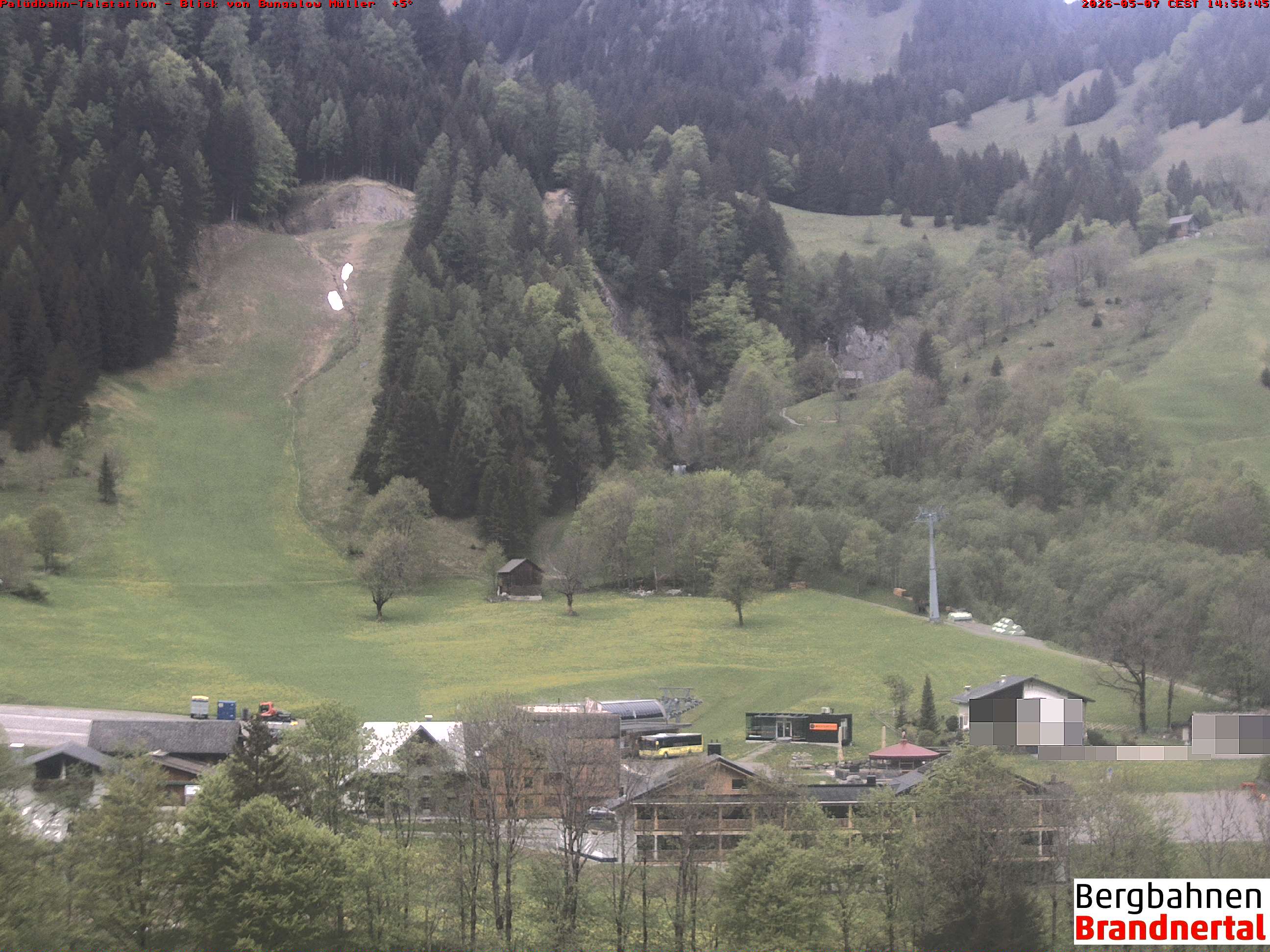 Blick auf Palüdbahn von Bungalow Müller