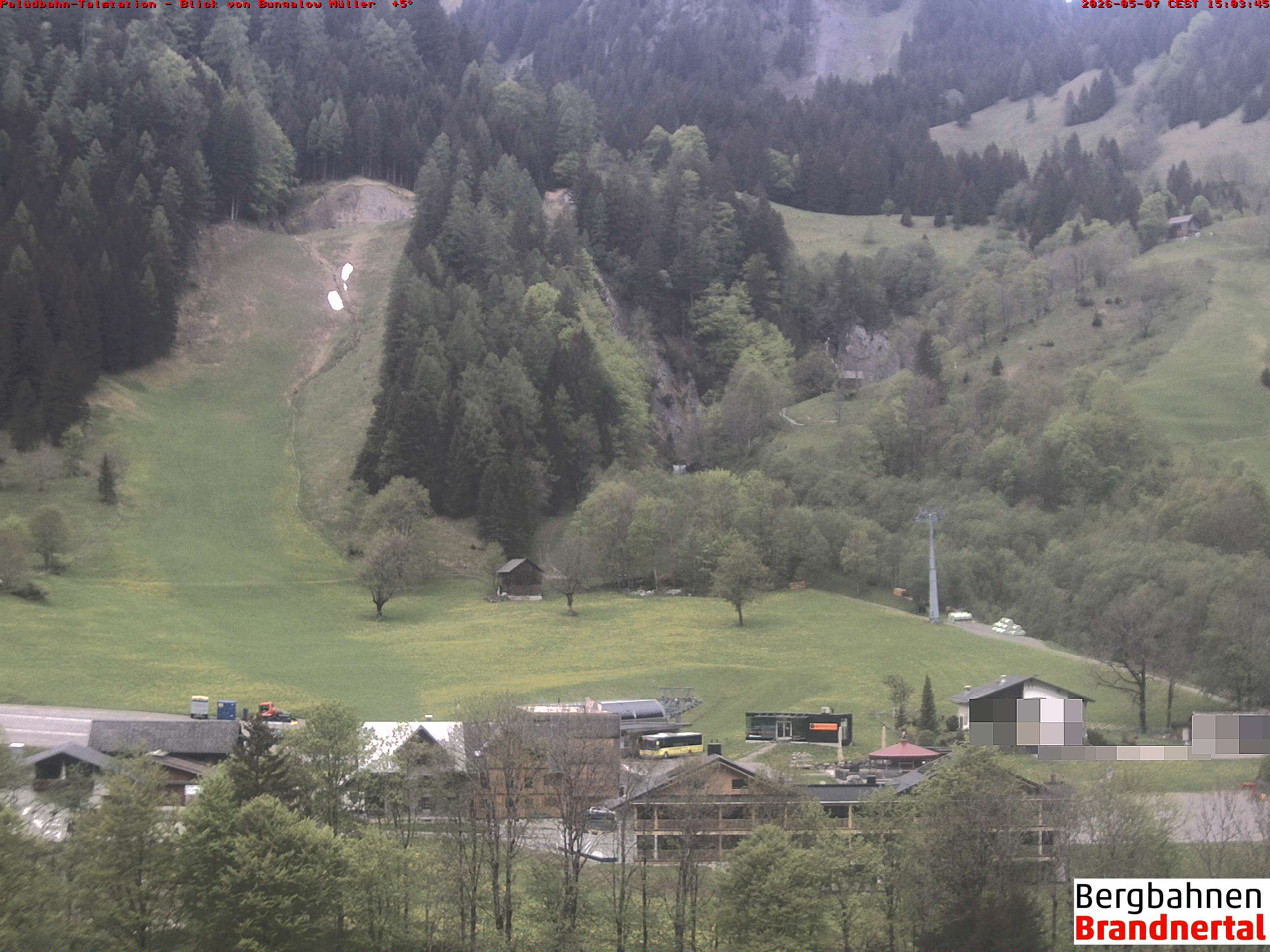 Blick auf Palüdbahn von Bungalow Müller