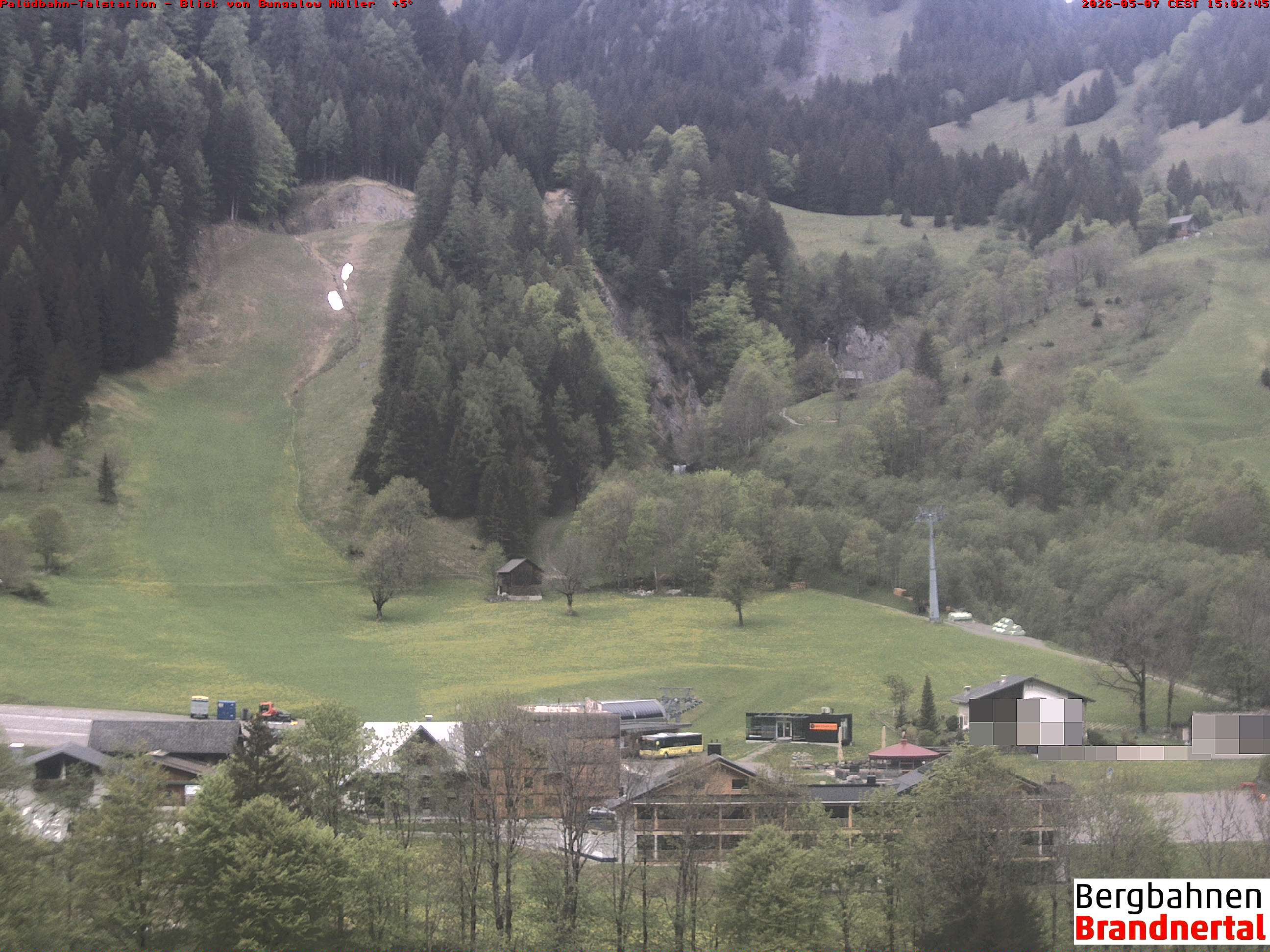 Blick auf Palüdbahn von Bungalow Müller