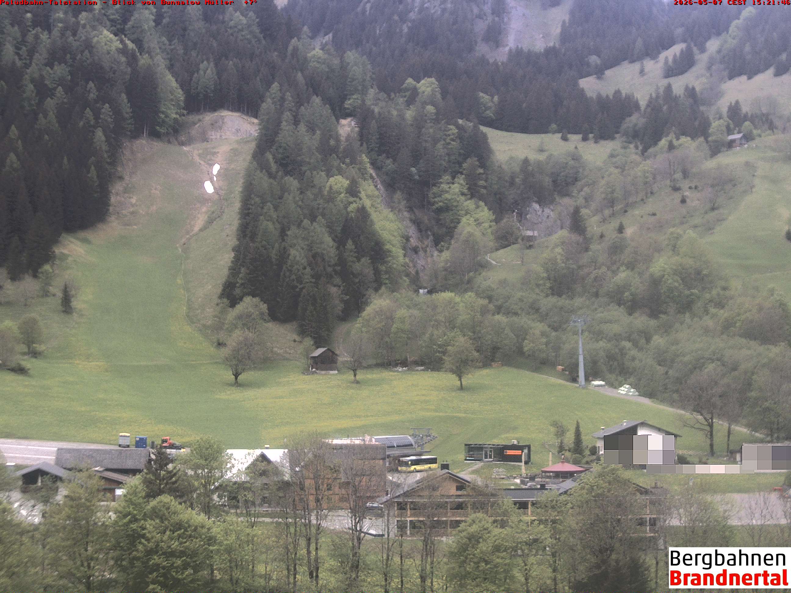 Blick auf Palüdbahn von Bungalow Müller