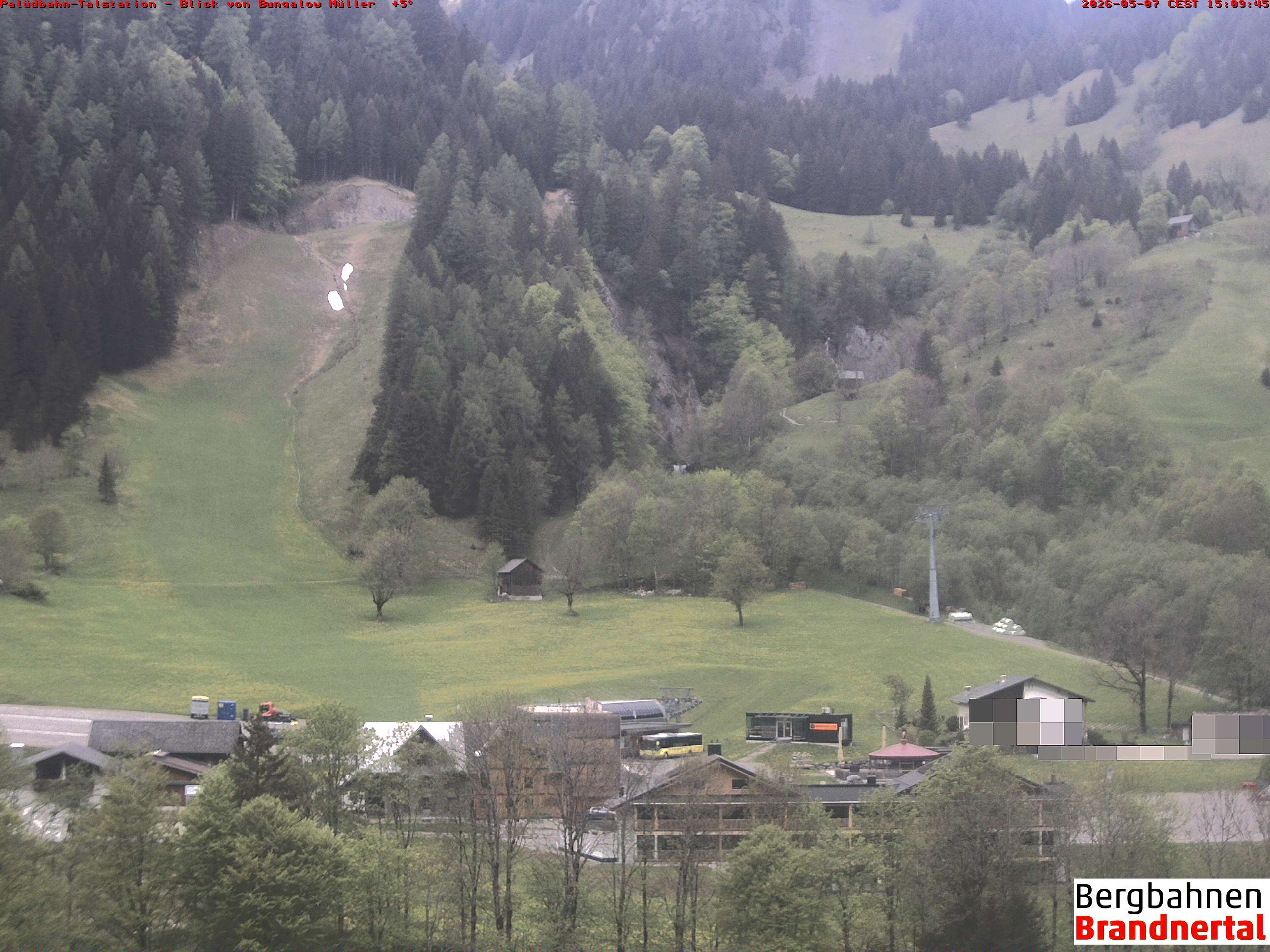 Blick auf Palüdbahn von Bungalow Müller