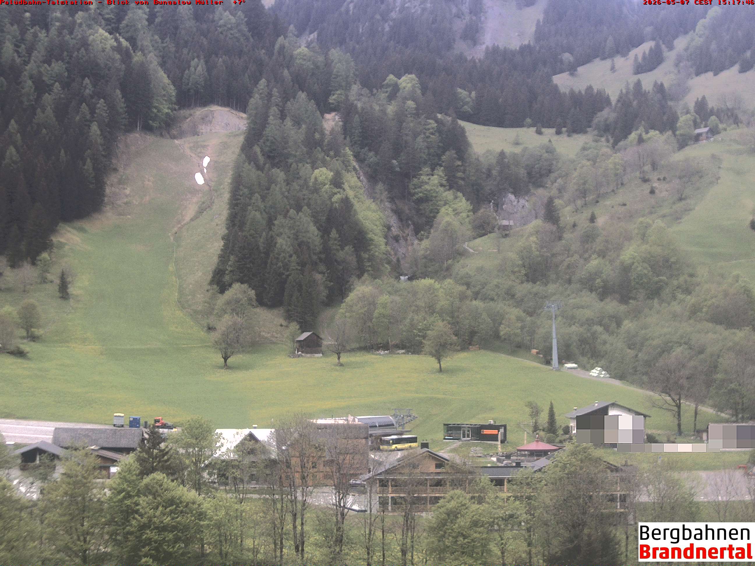 Blick auf Palüdbahn von Bungalow Müller