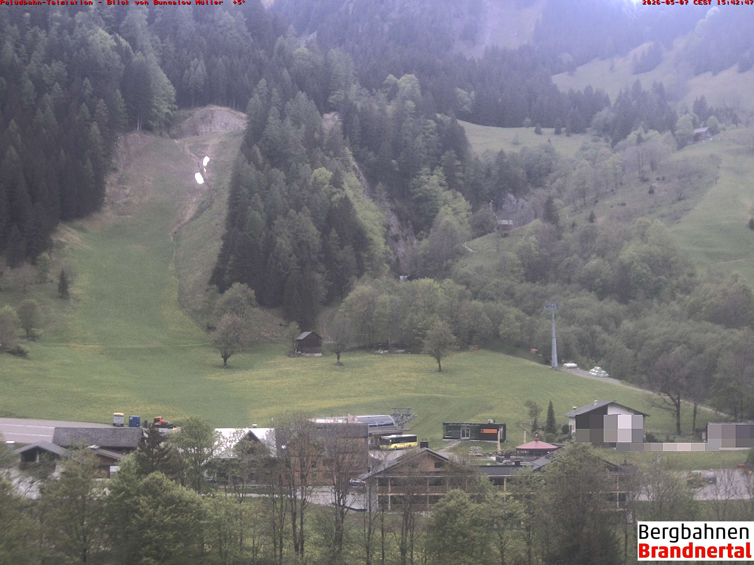 Blick auf Palüdbahn von Bungalow Müller