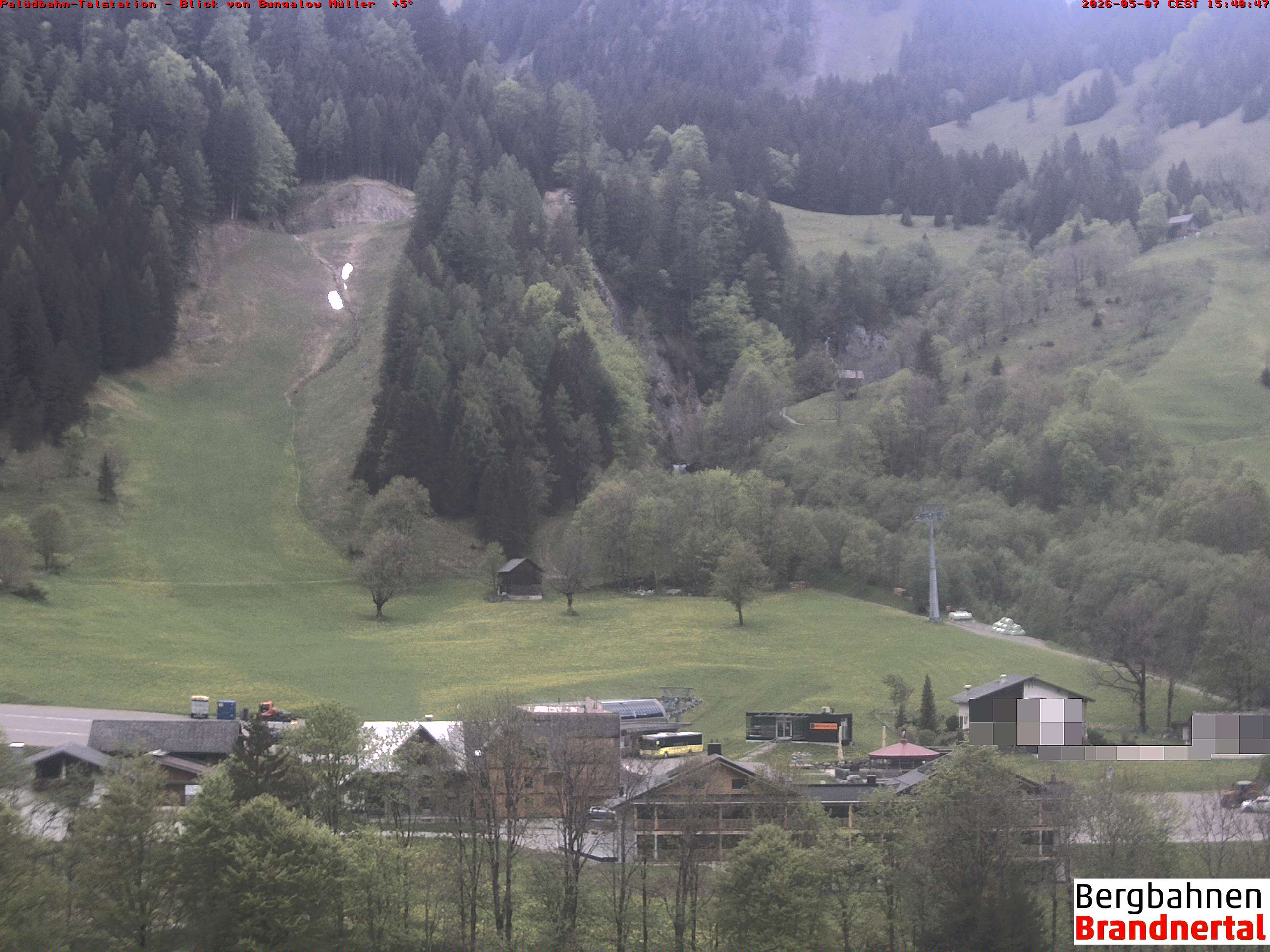Blick auf Palüdbahn von Bungalow Müller