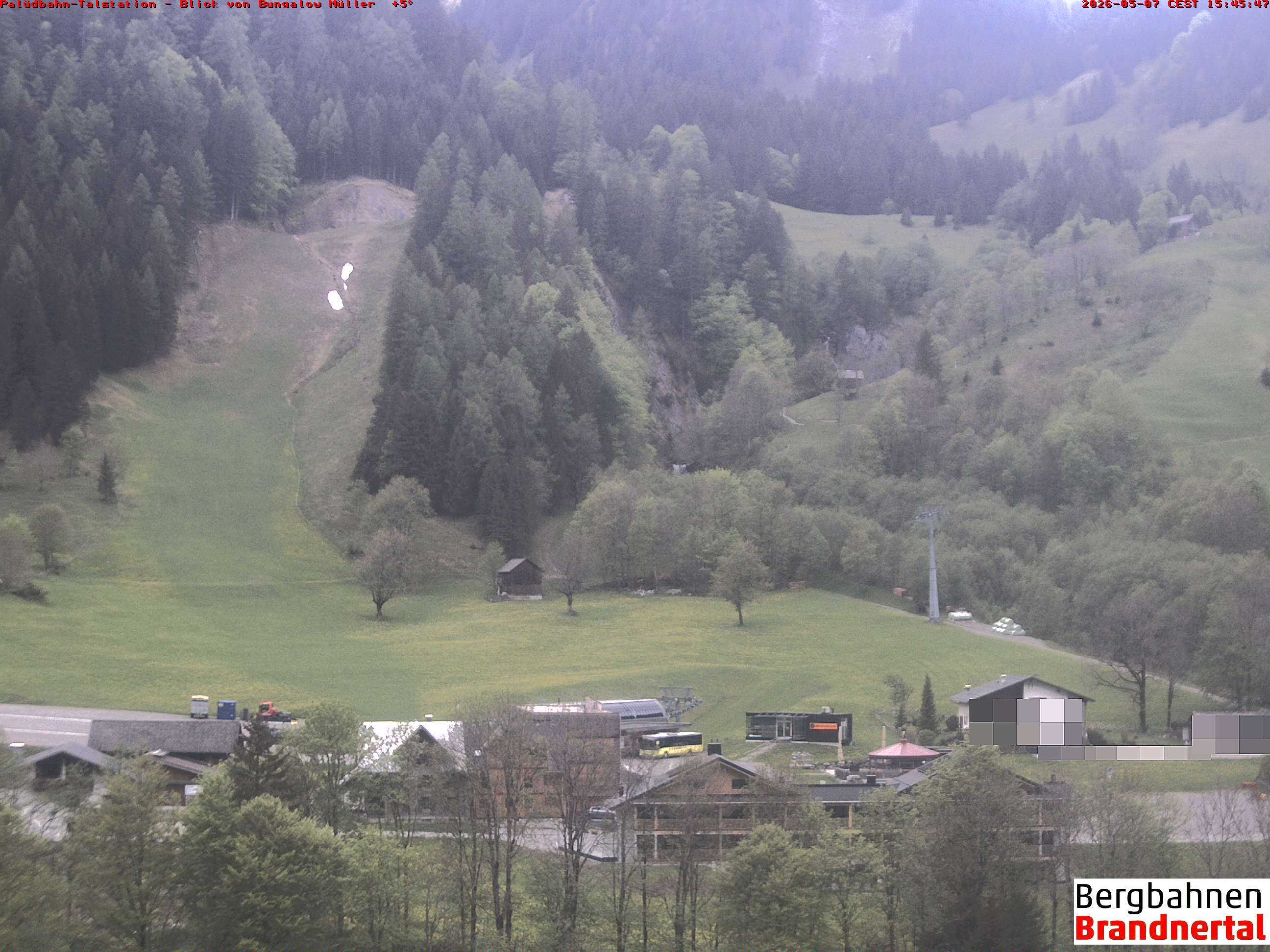 Blick auf Palüdbahn von Bungalow Müller