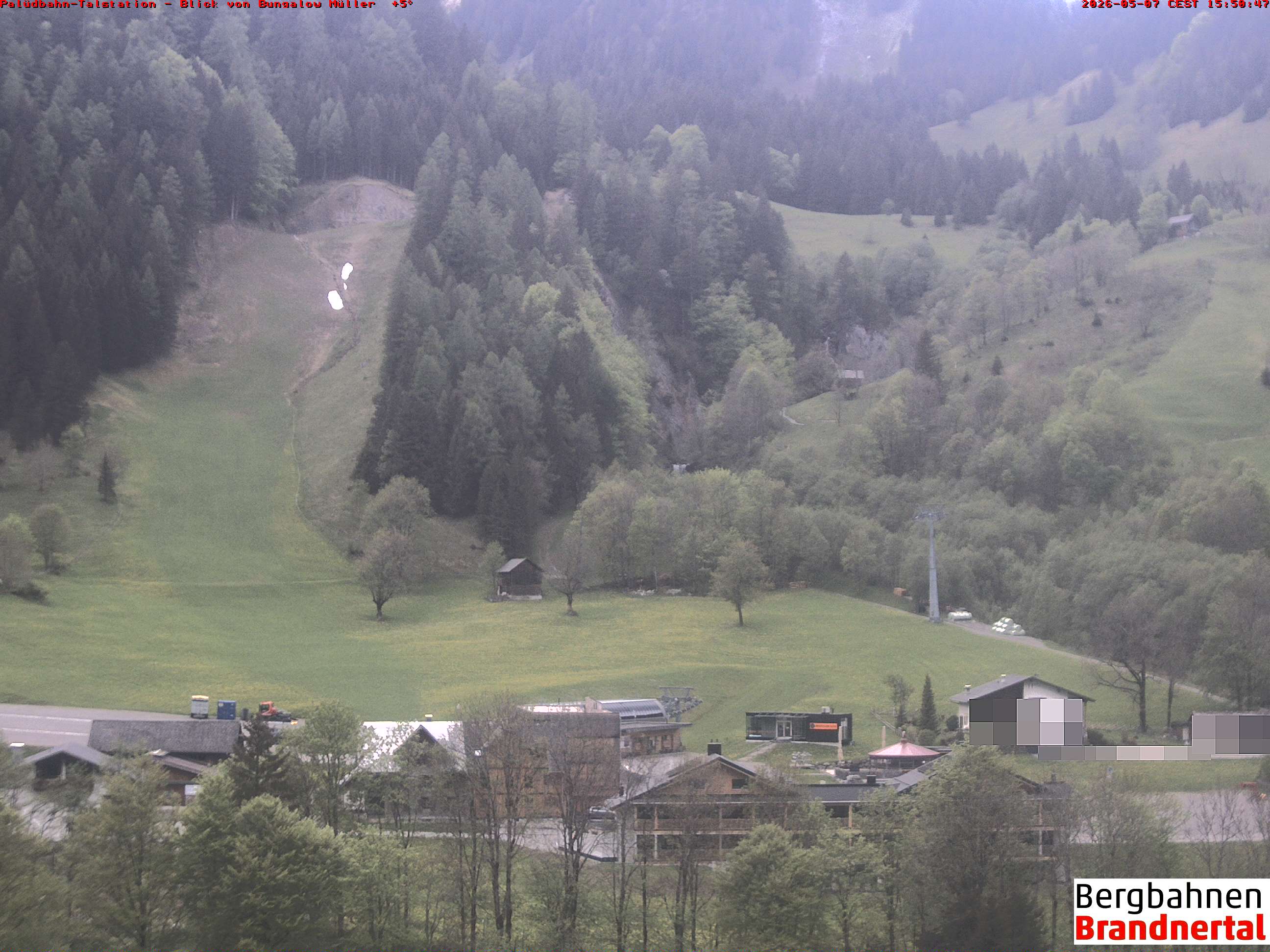 Blick auf Palüdbahn von Bungalow Müller